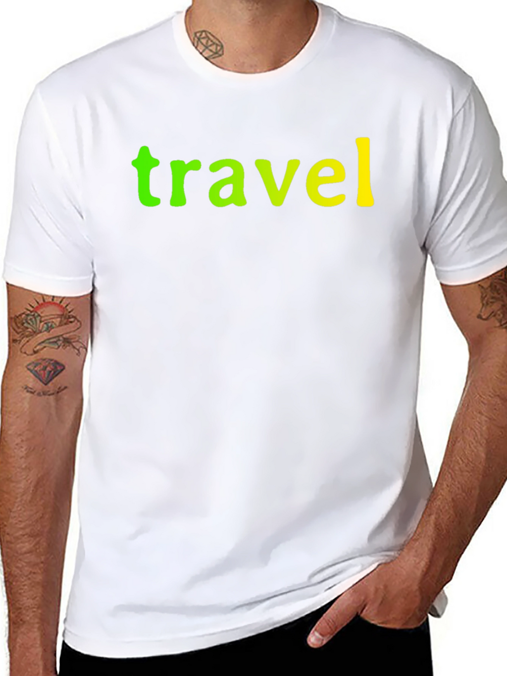 Travel Graphic Tee - Black
