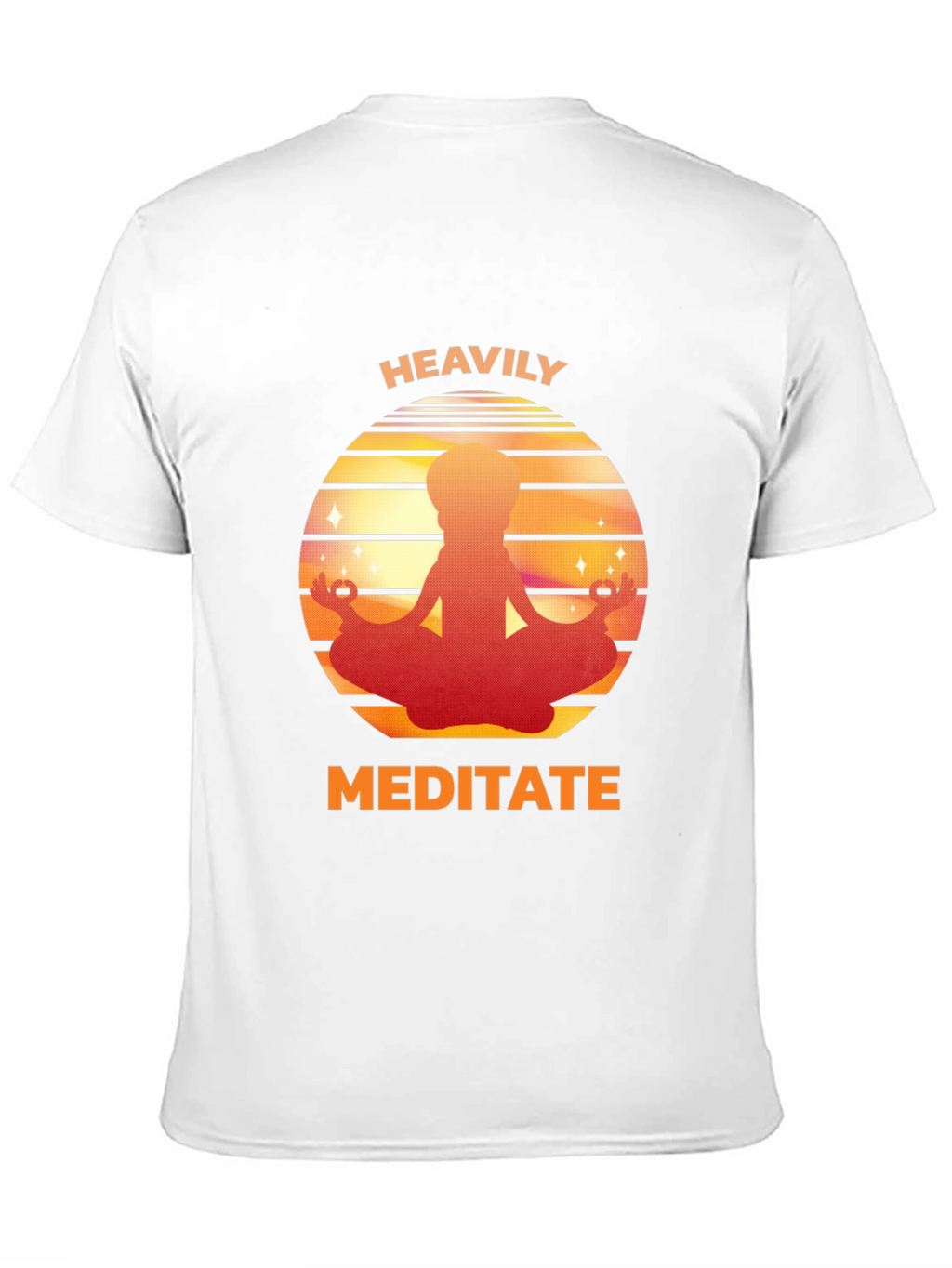 Heavily Meditate Graphic Tee - Relaxed Fit