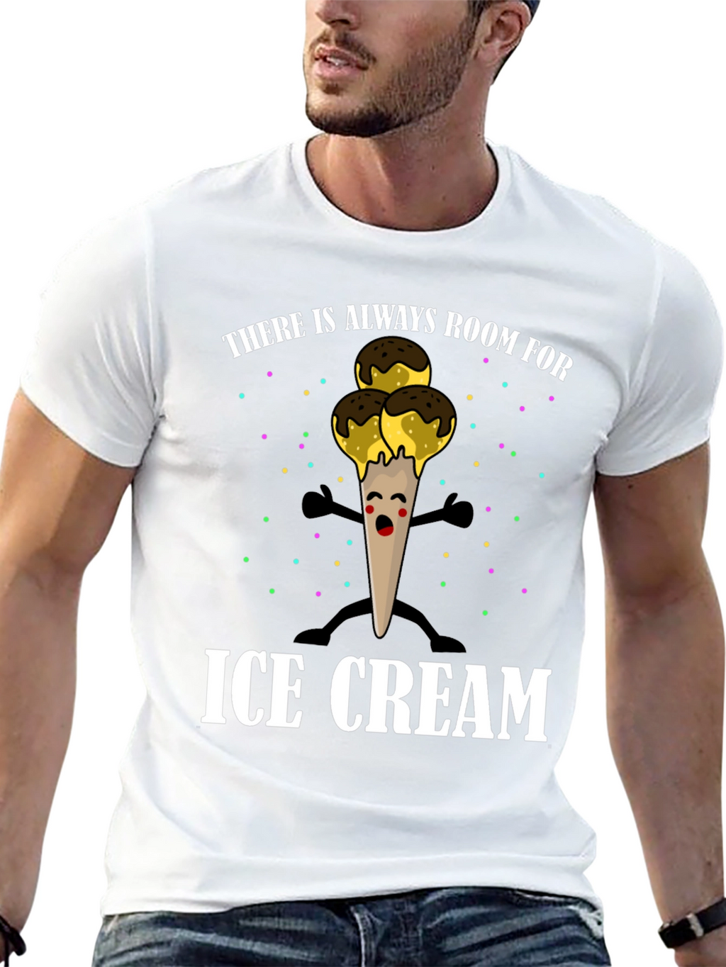 Ice Cream Graphic T-Shirt - Always Room!