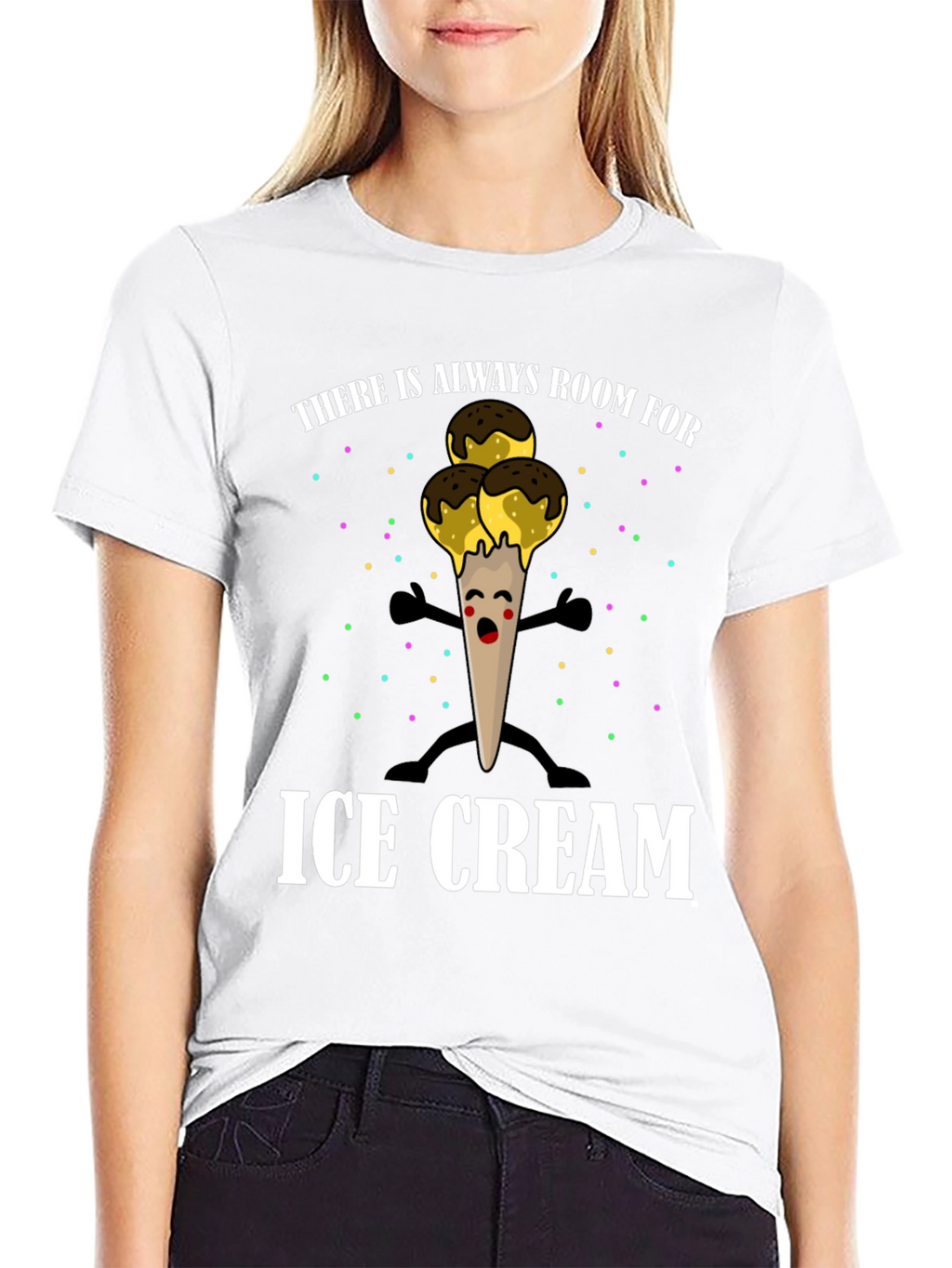 Ice Cream Graphic T-Shirt - Always Room!
