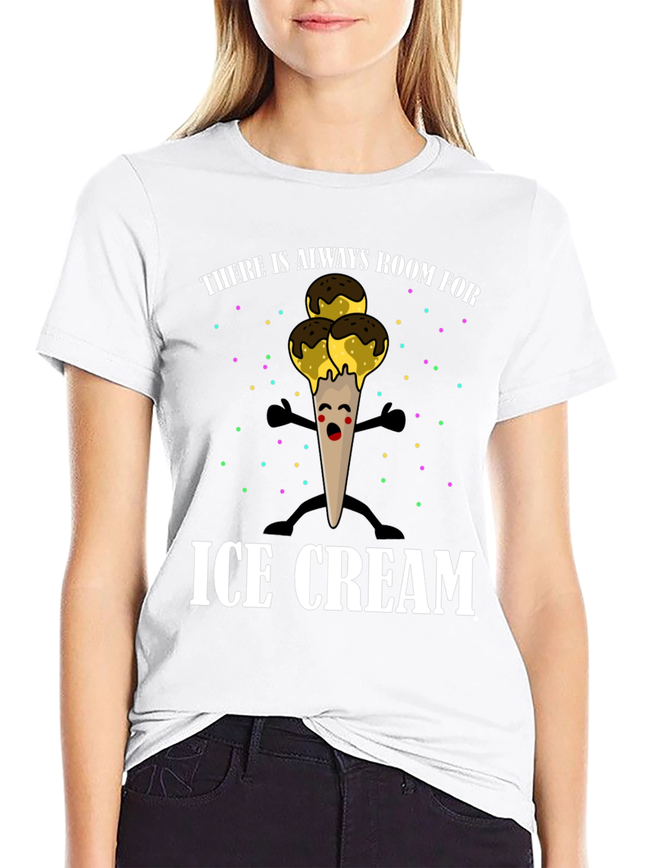 Ice Cream Graphic T-Shirt - Always Room!