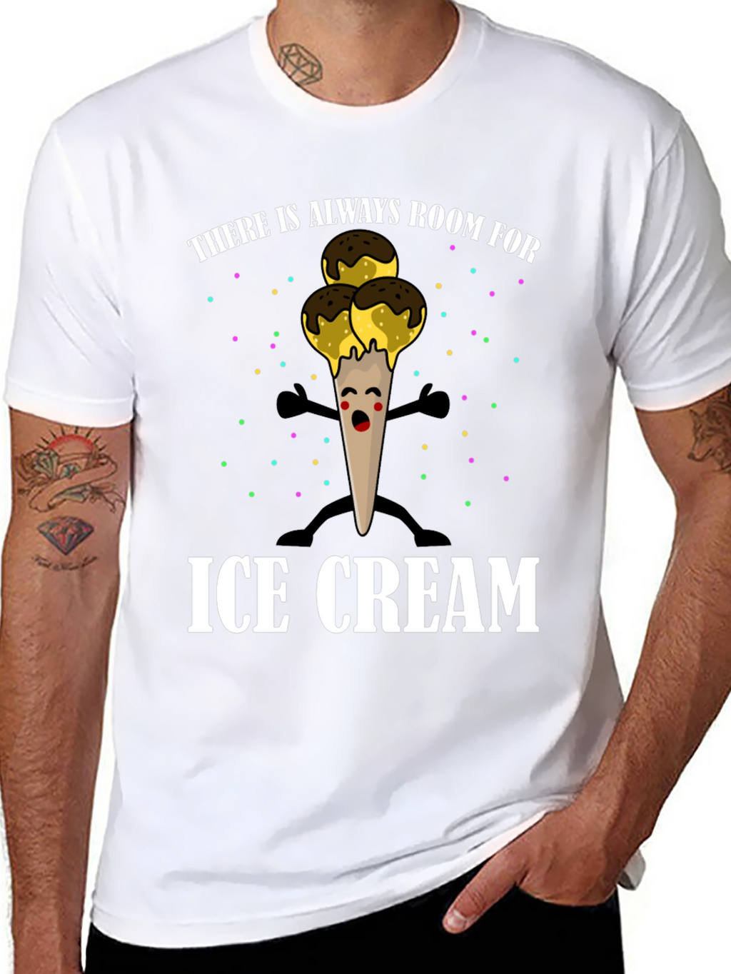 Ice Cream Graphic T-Shirt - Always Room!