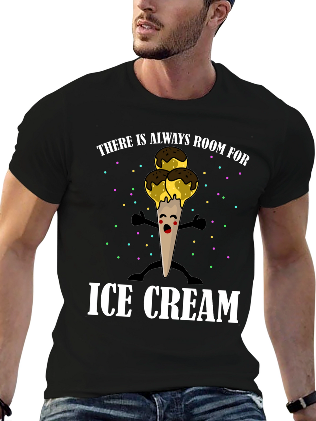 Ice Cream Graphic T-Shirt - Always Room!