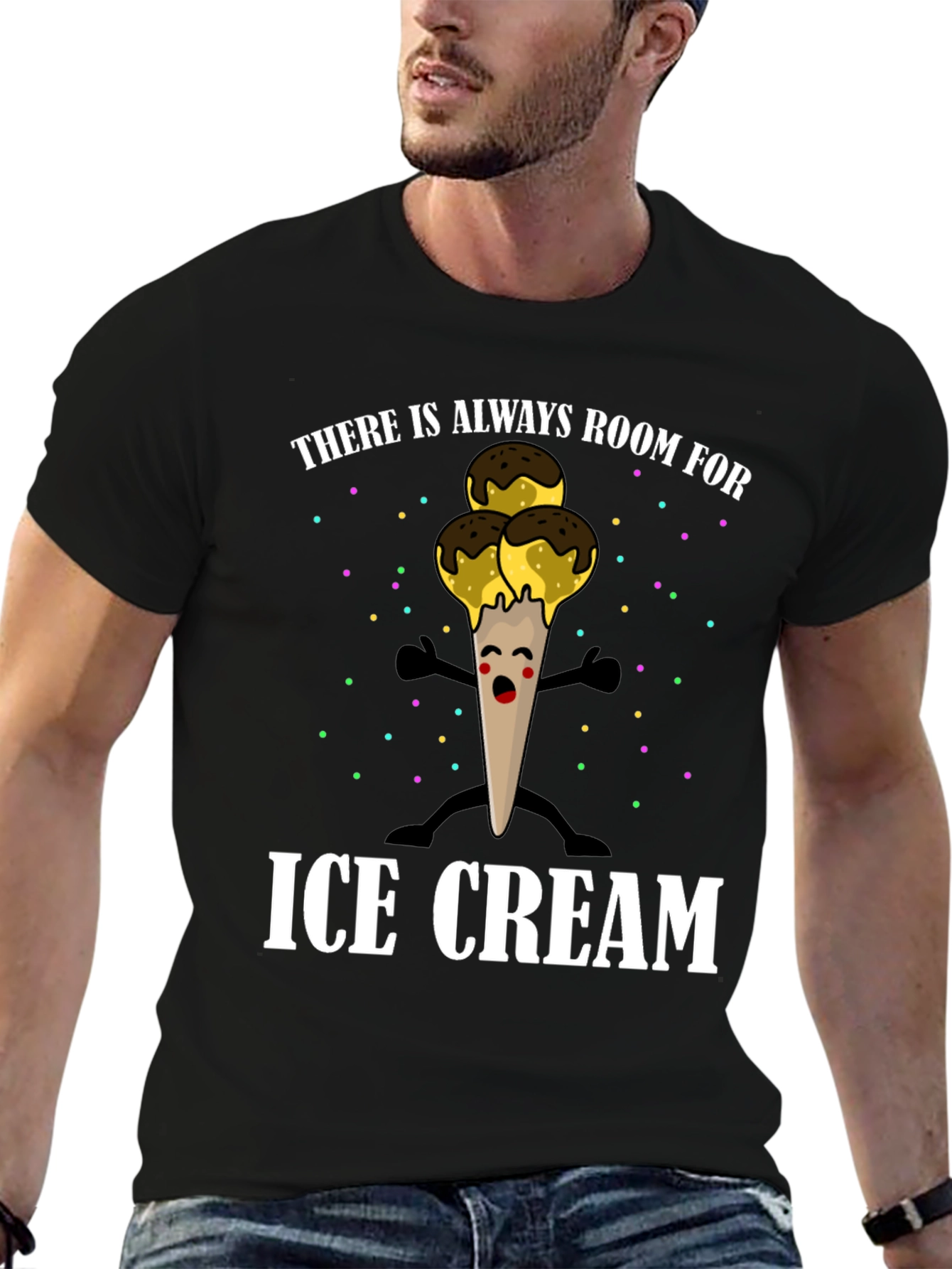 Ice Cream Graphic T-Shirt - Always Room!