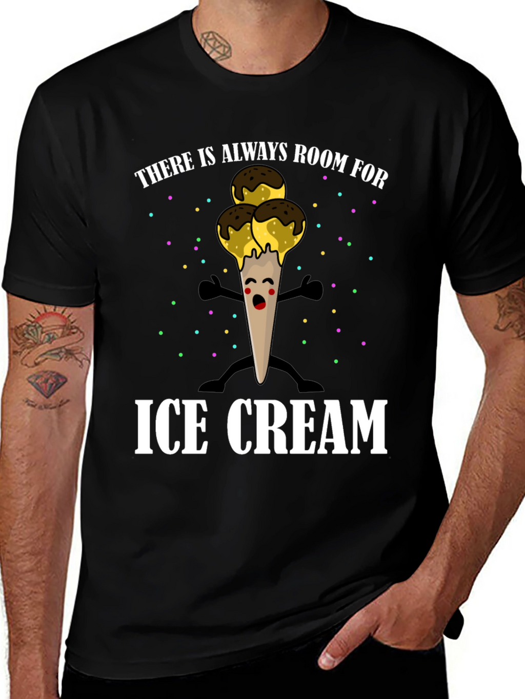 Ice Cream Graphic T-Shirt - Always Room!