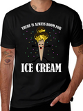 Ice Cream Graphic T-Shirt - Always Room!