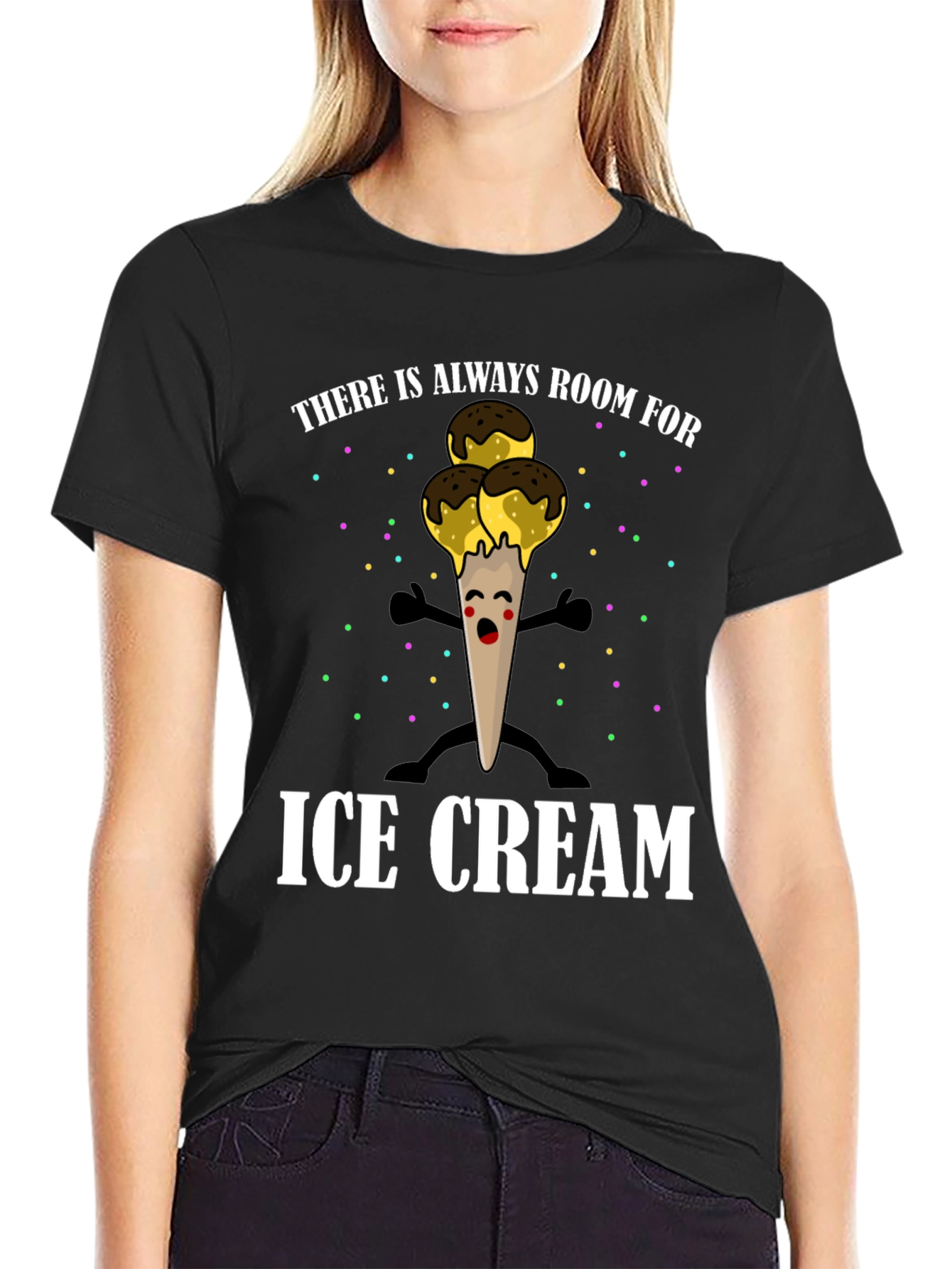Ice Cream Graphic T-Shirt - Always Room!
