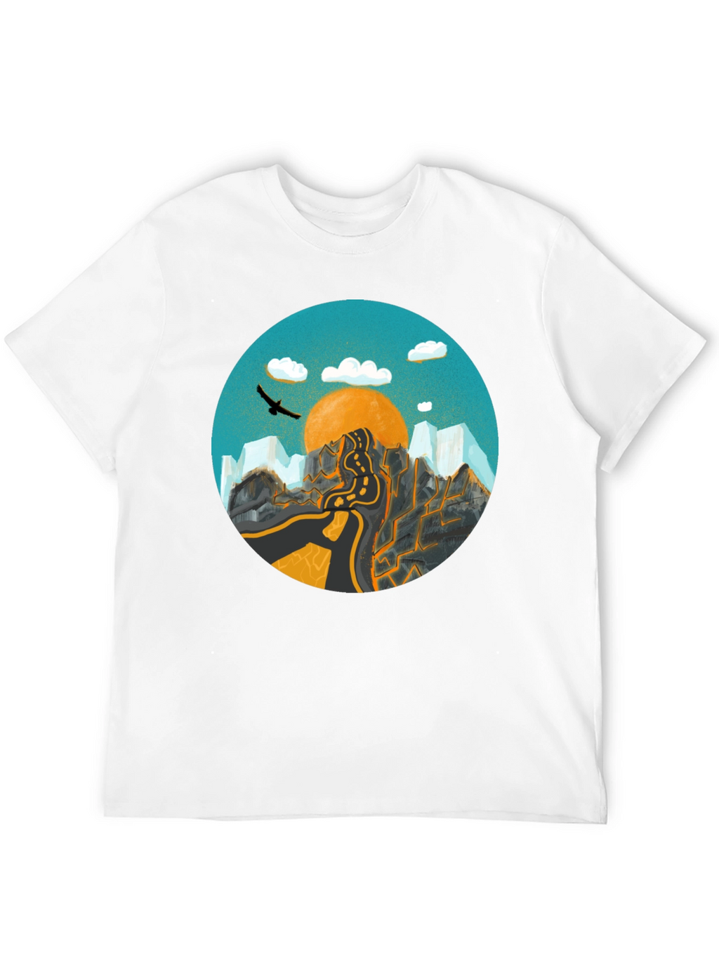 Mountain Road Graphic Tee - Adventure Awaits