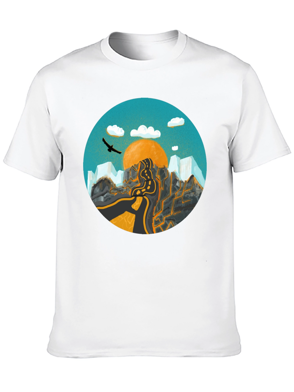 Mountain Road Graphic Tee - Adventure Awaits