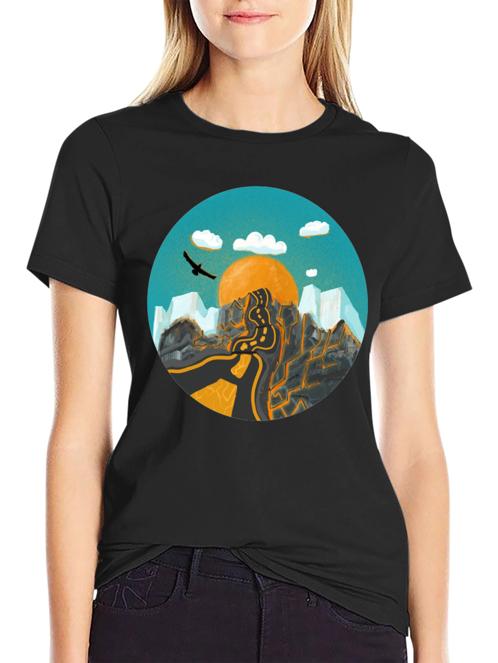 Mountain Road Graphic Tee - Adventure Awaits
