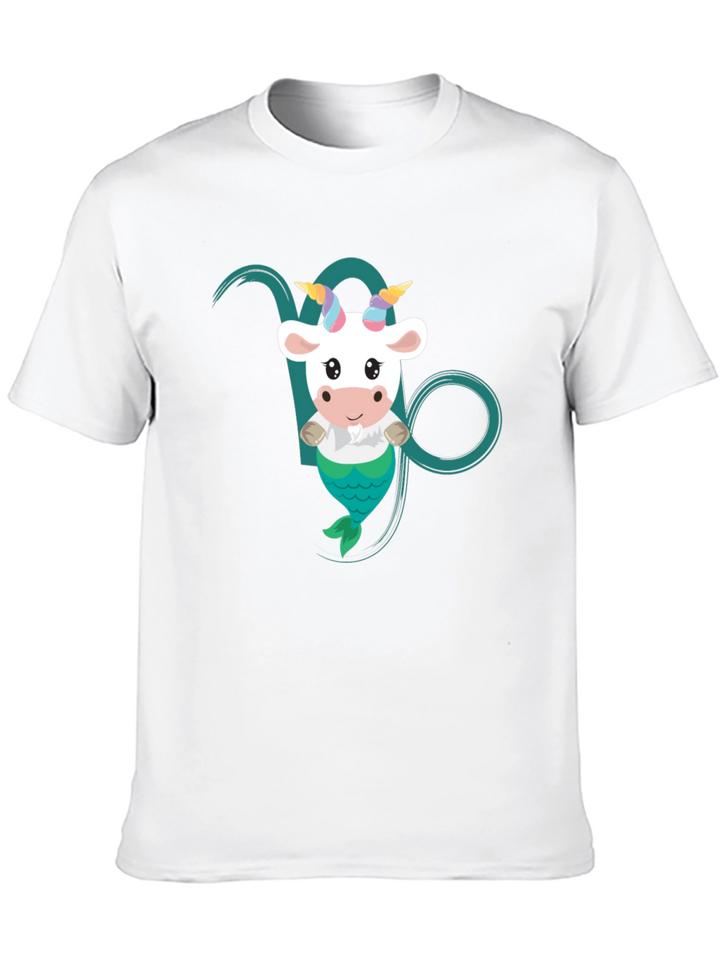Capricorn Mermaid Goat T-Shirt