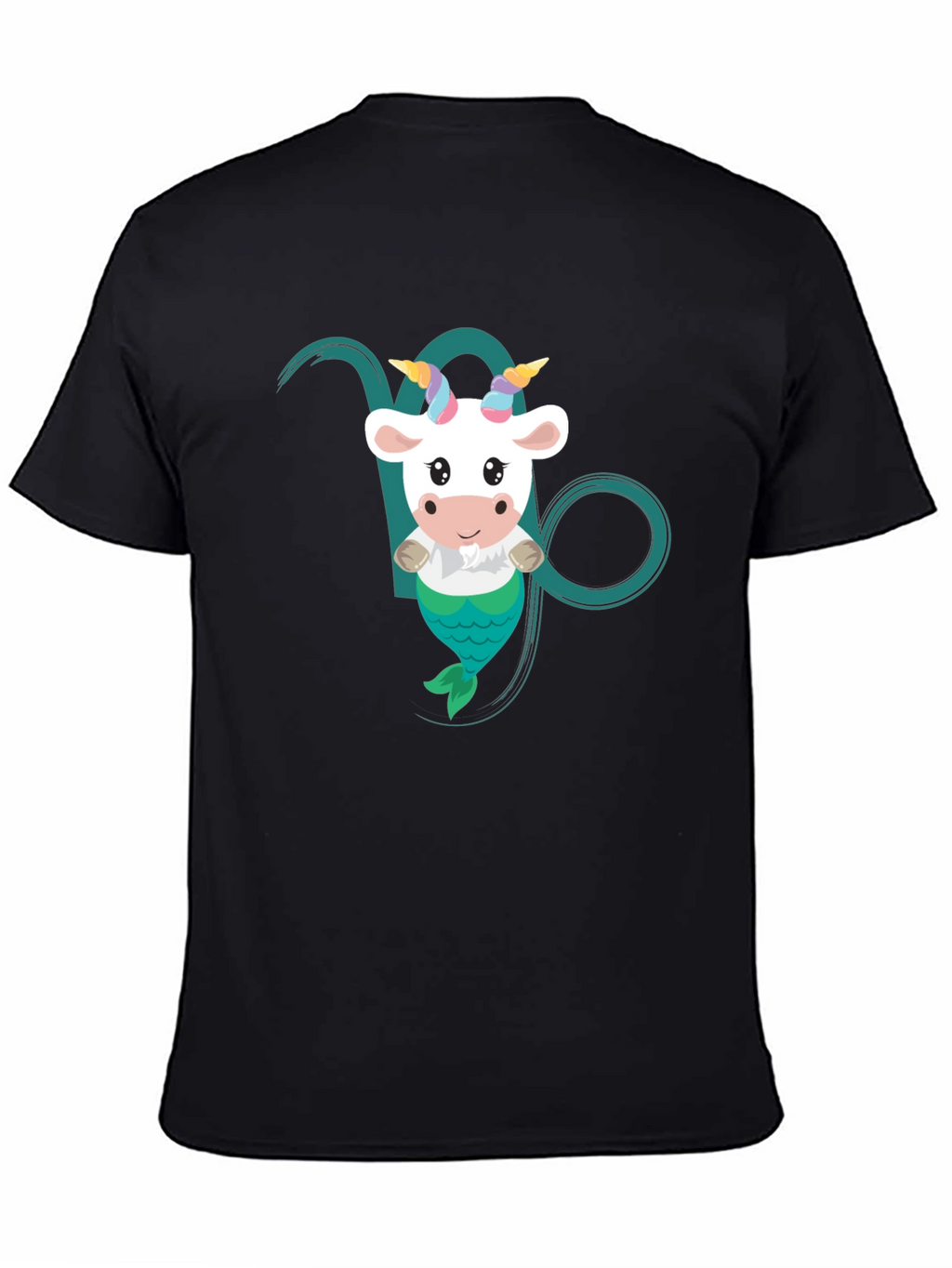 Capricorn Mermaid Goat T-Shirt