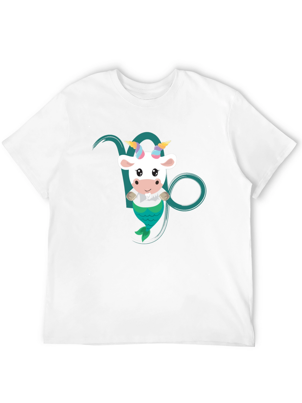 Capricorn Mermaid Goat T-Shirt