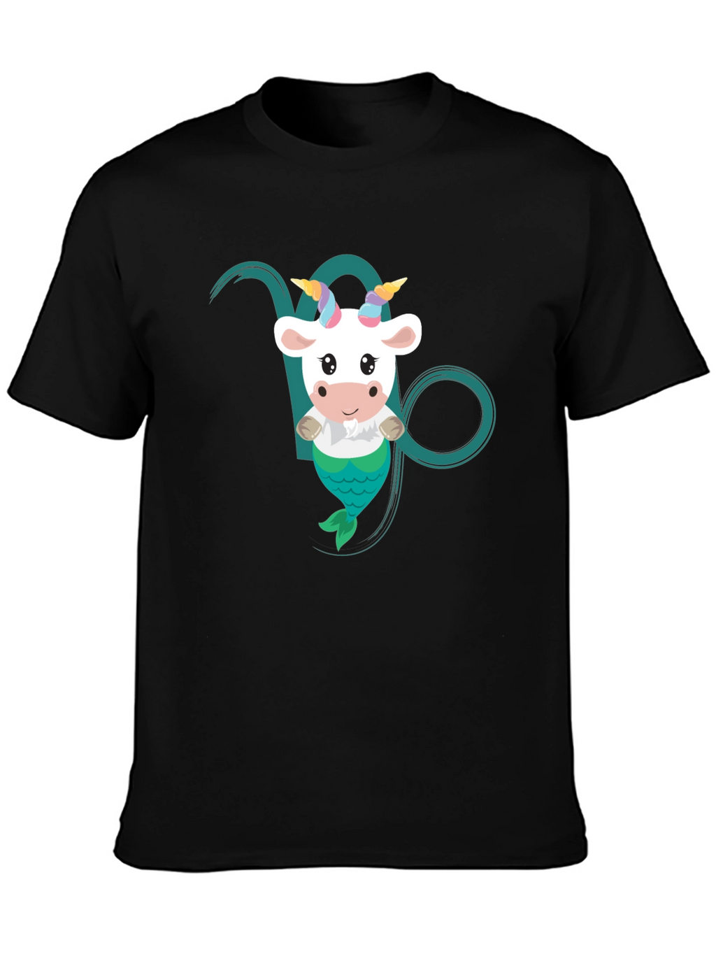 Capricorn Mermaid Goat T-Shirt
