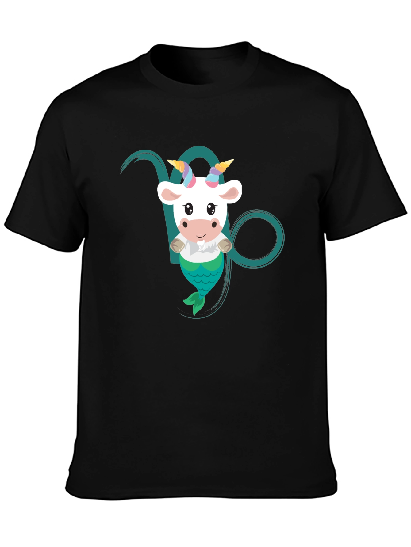 Capricorn Mermaid Goat T-Shirt