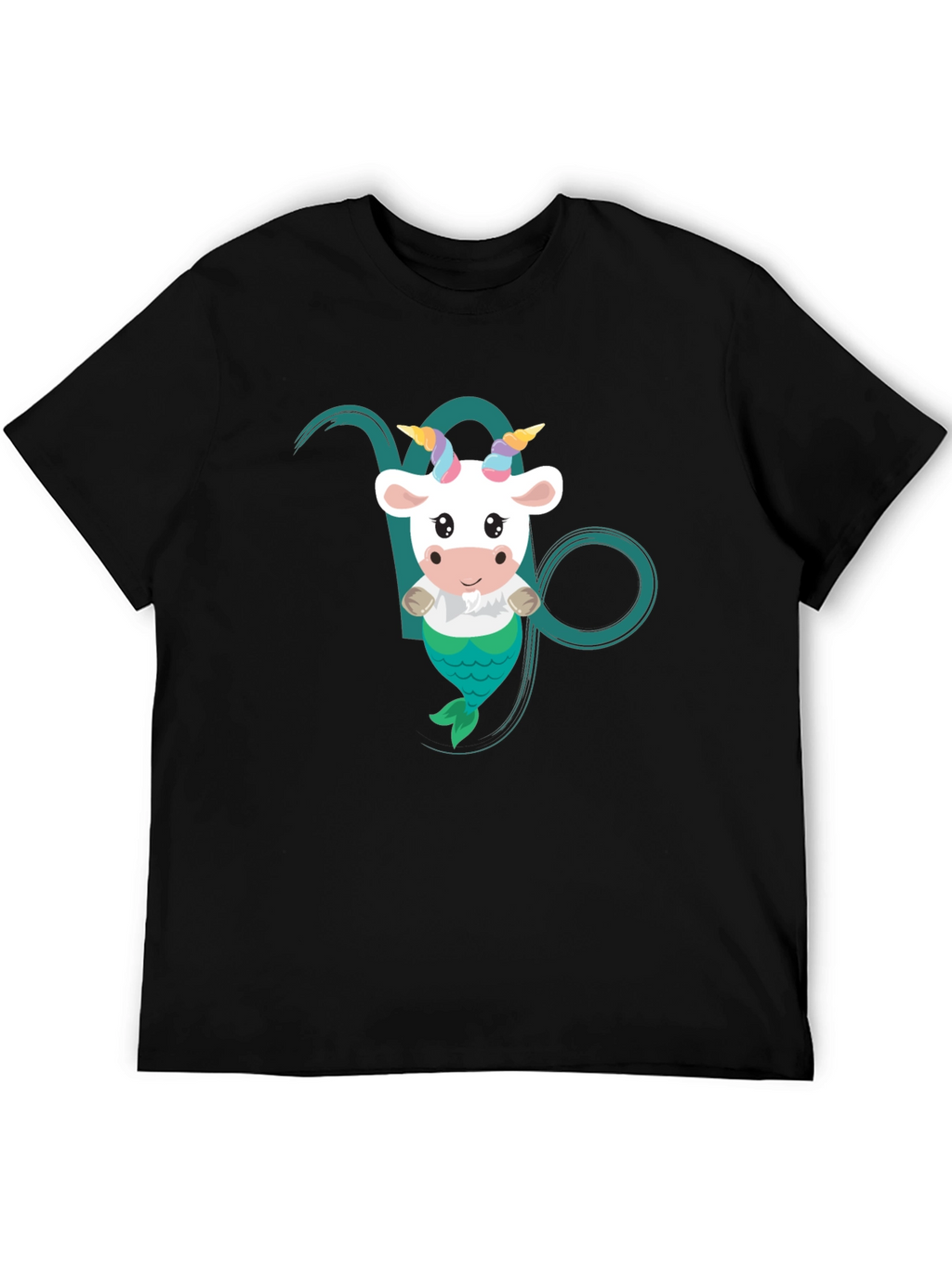 Capricorn Mermaid Goat T-Shirt