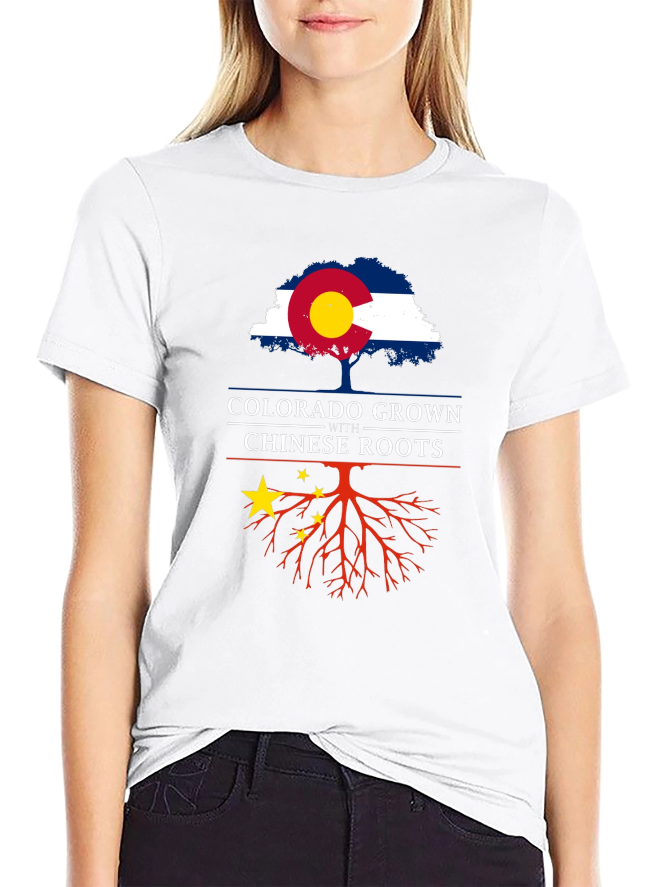 Colorado Grown With Chinese Roots T-Shirt