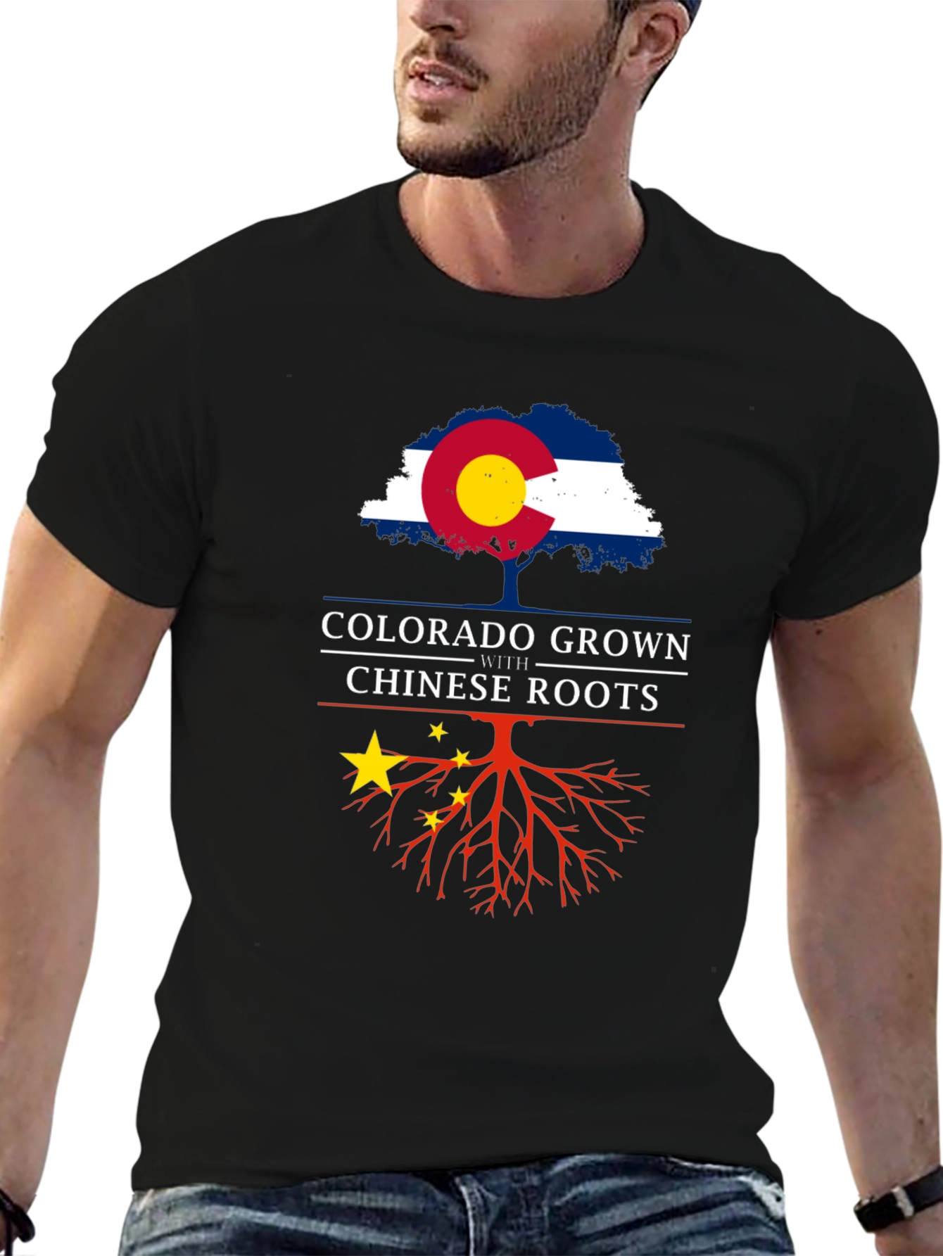Colorado Grown With Chinese Roots T-Shirt