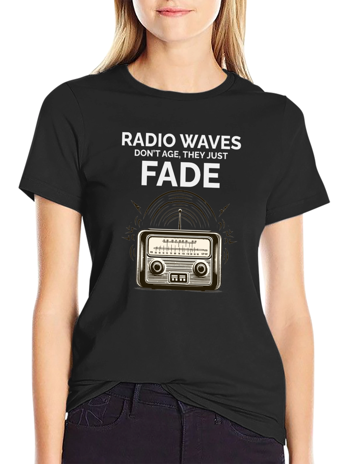 Radio Waves T-Shirt: Vintage Inspired Graphic Tee
