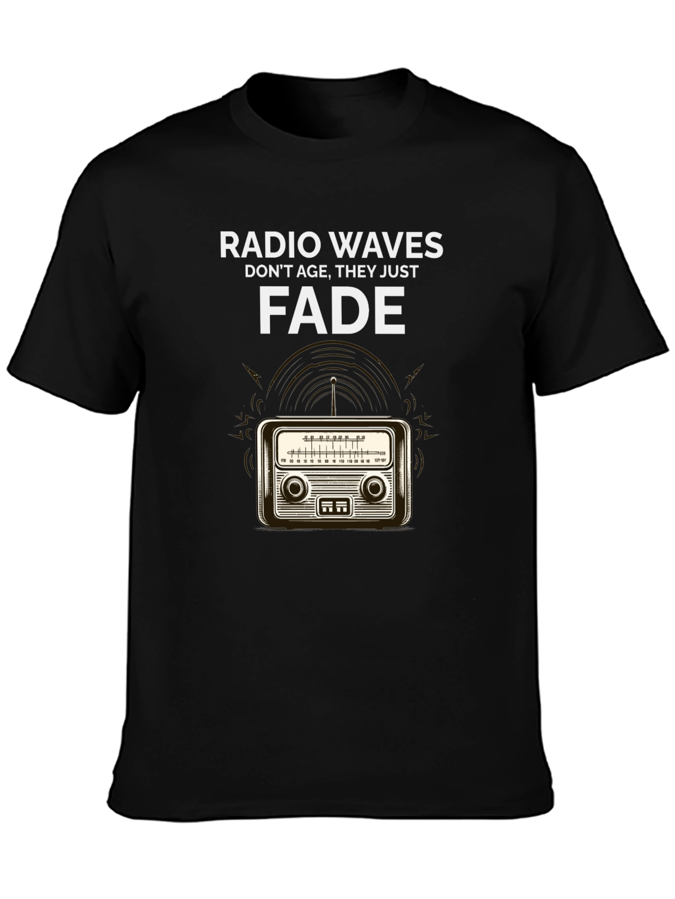 Radio Waves T-Shirt: Vintage Inspired Graphic Tee