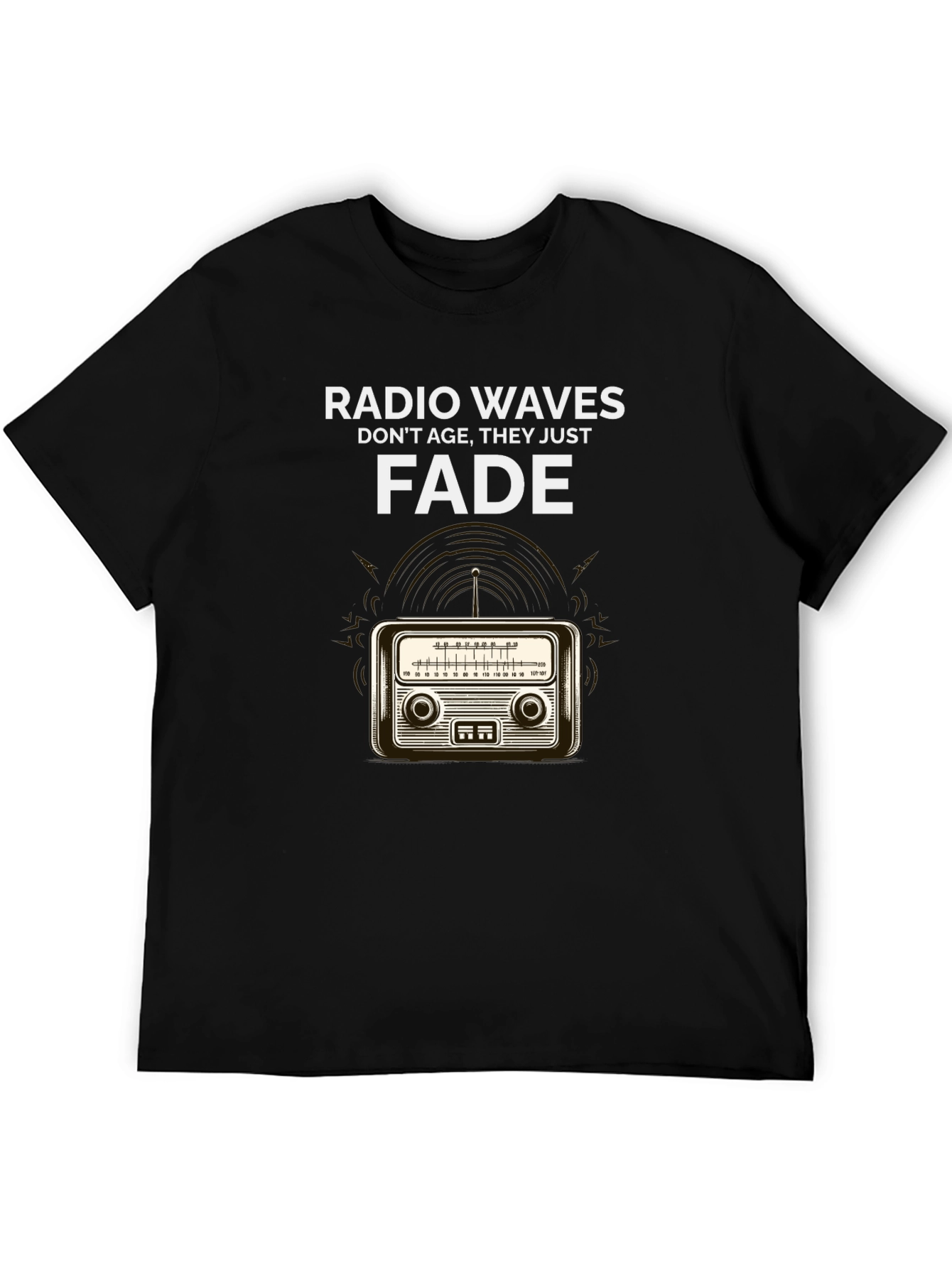 Radio Waves T-Shirt: Vintage Inspired Graphic Tee