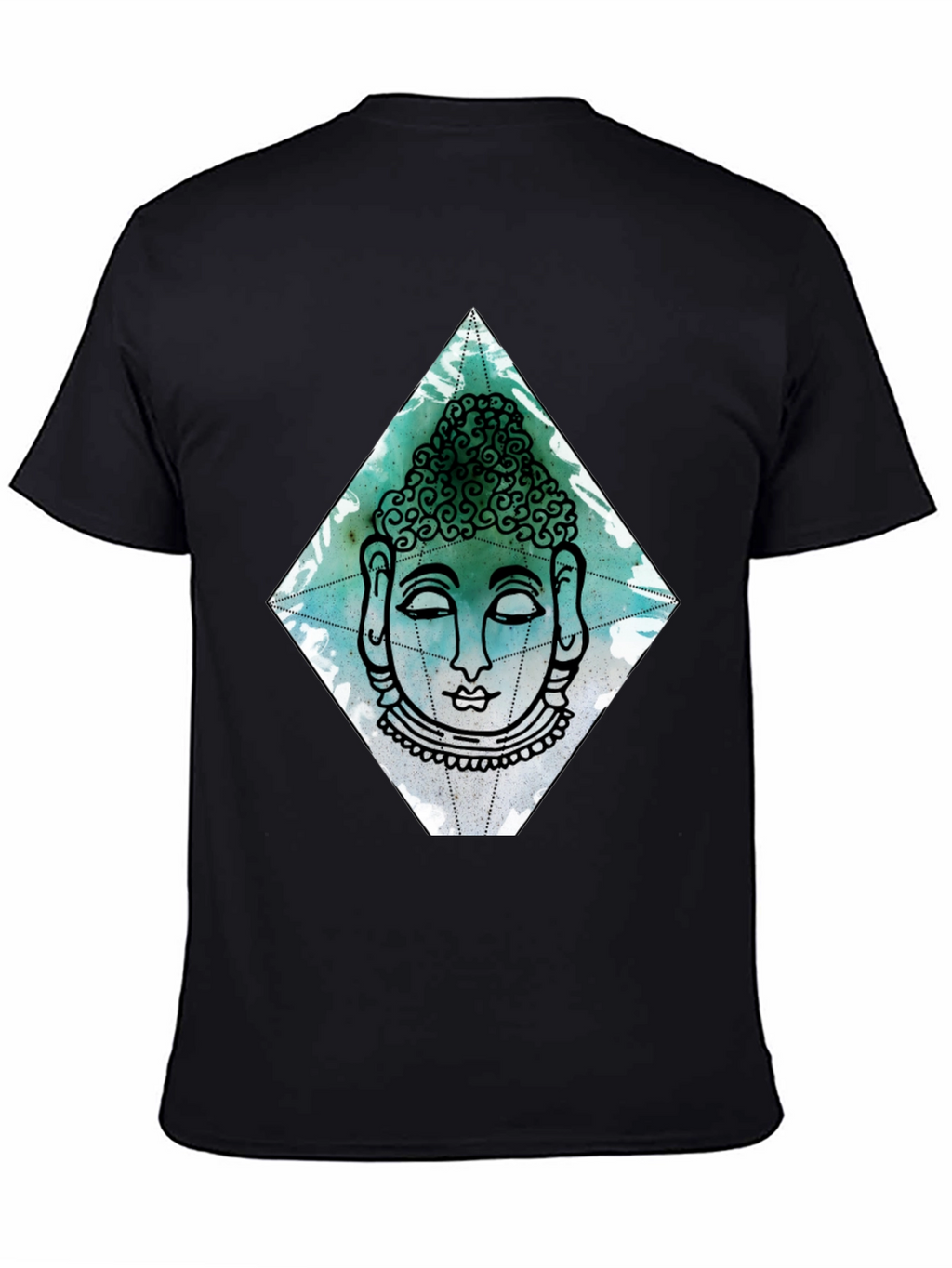 Buddha Graphic Tee - Mens Black T-Shirt