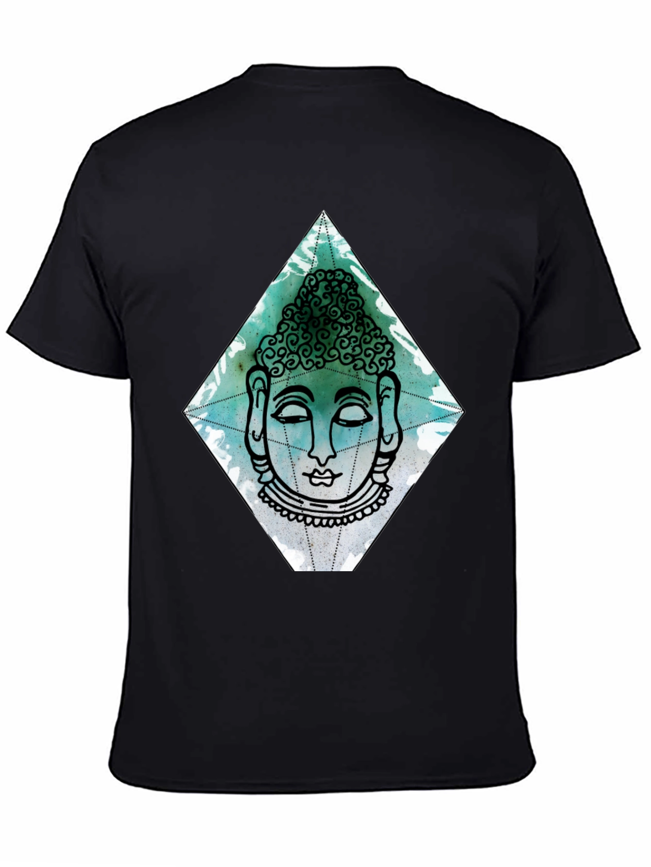Buddha Graphic Tee - Mens Black T-Shirt