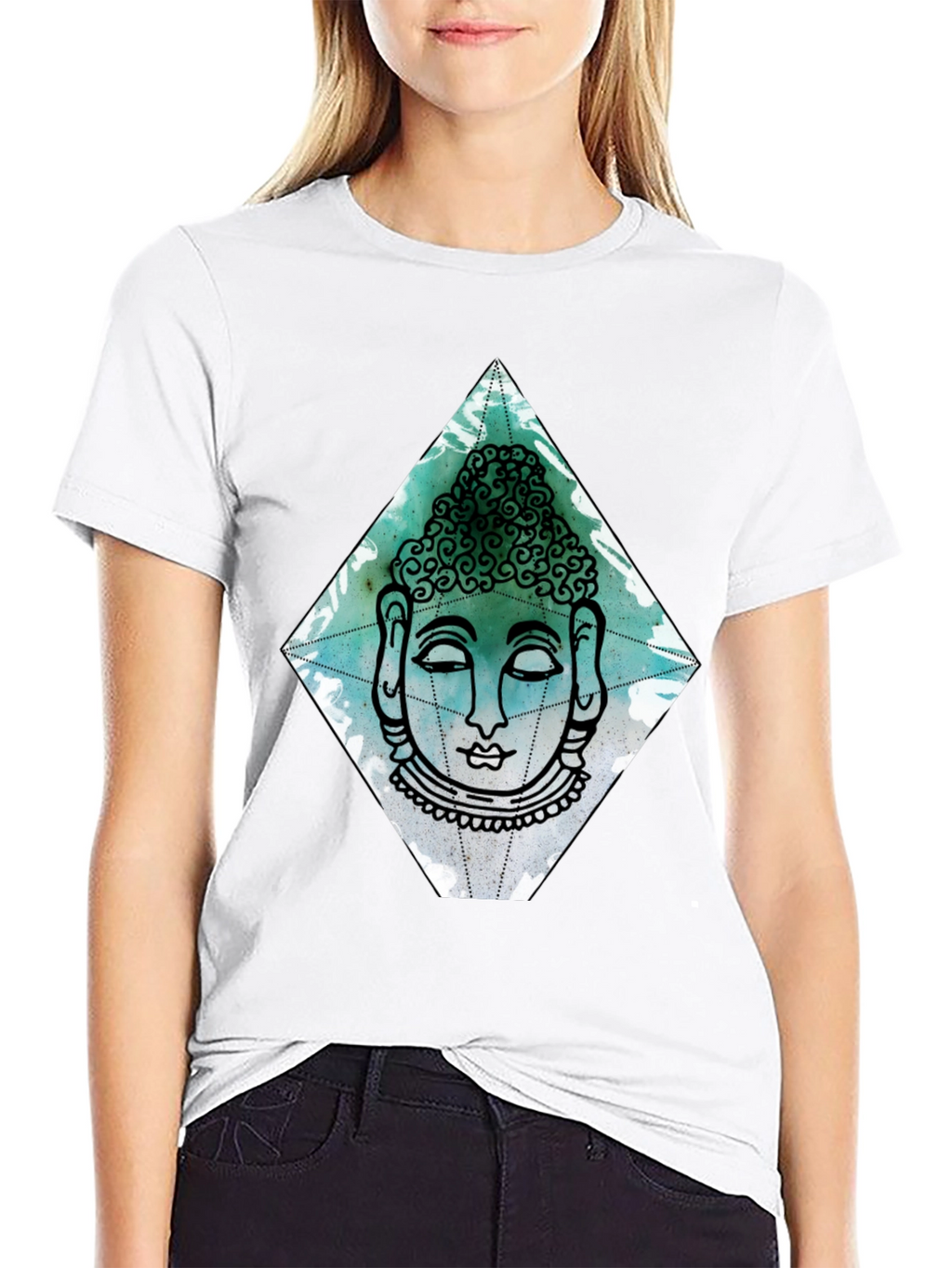 Buddha Graphic Tee - Mens Black T-Shirt