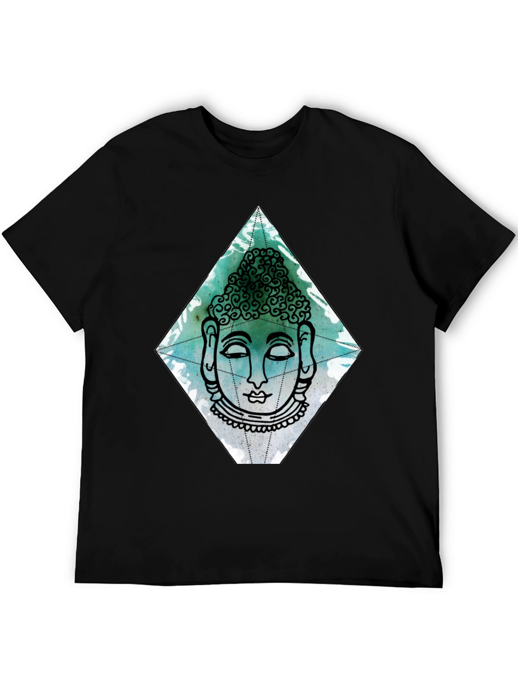 Buddha Graphic Tee - Mens Black T-Shirt