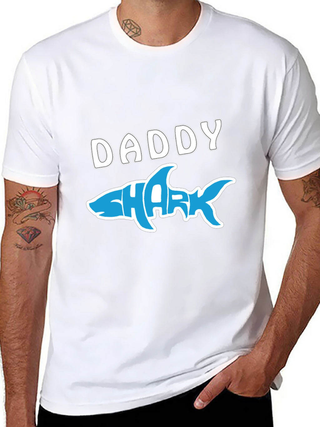 Daddy Shark T-Shirt - Perfect for Fathers Day