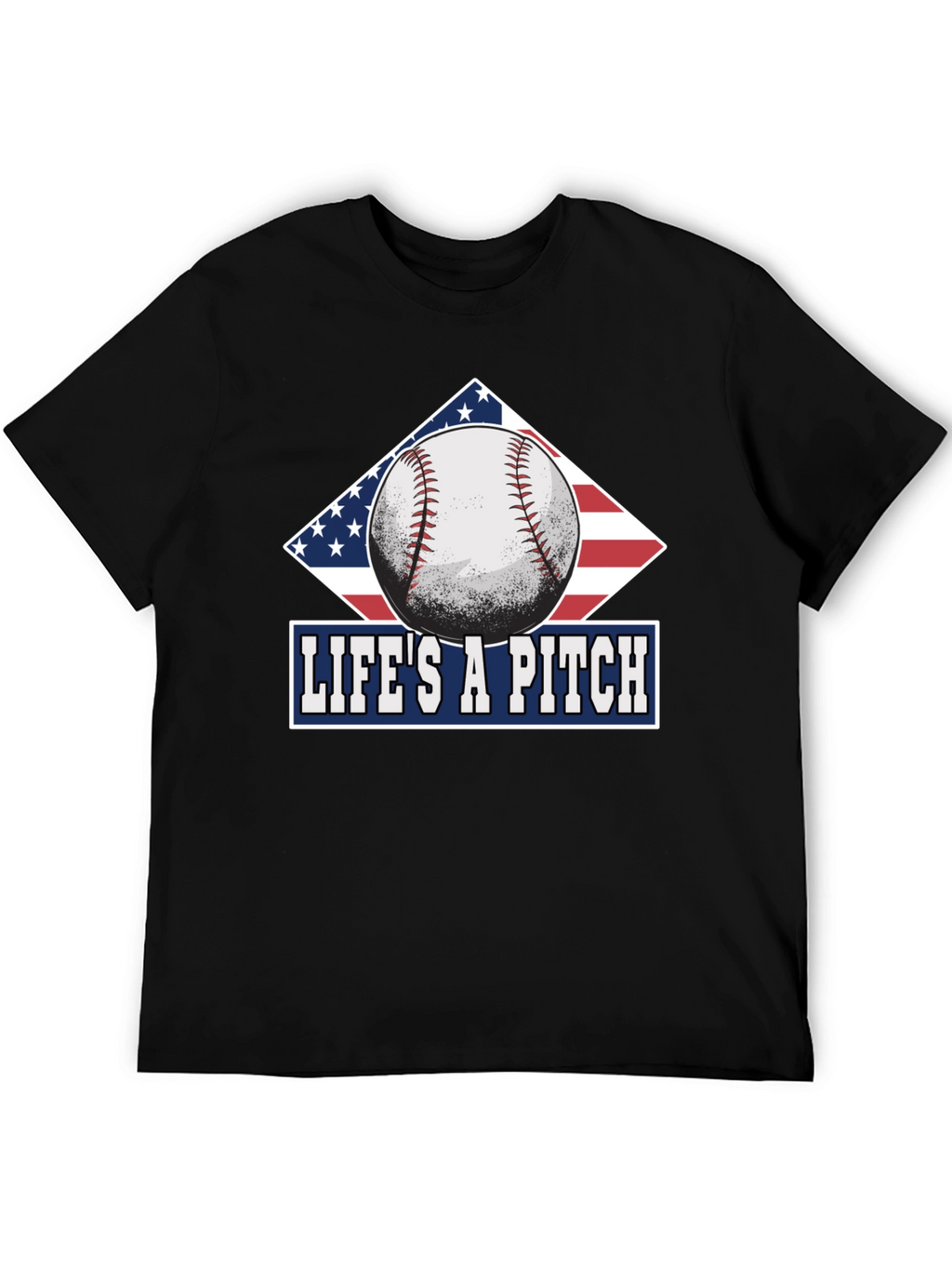 Lifes A Pitch Baseball T-Shirt