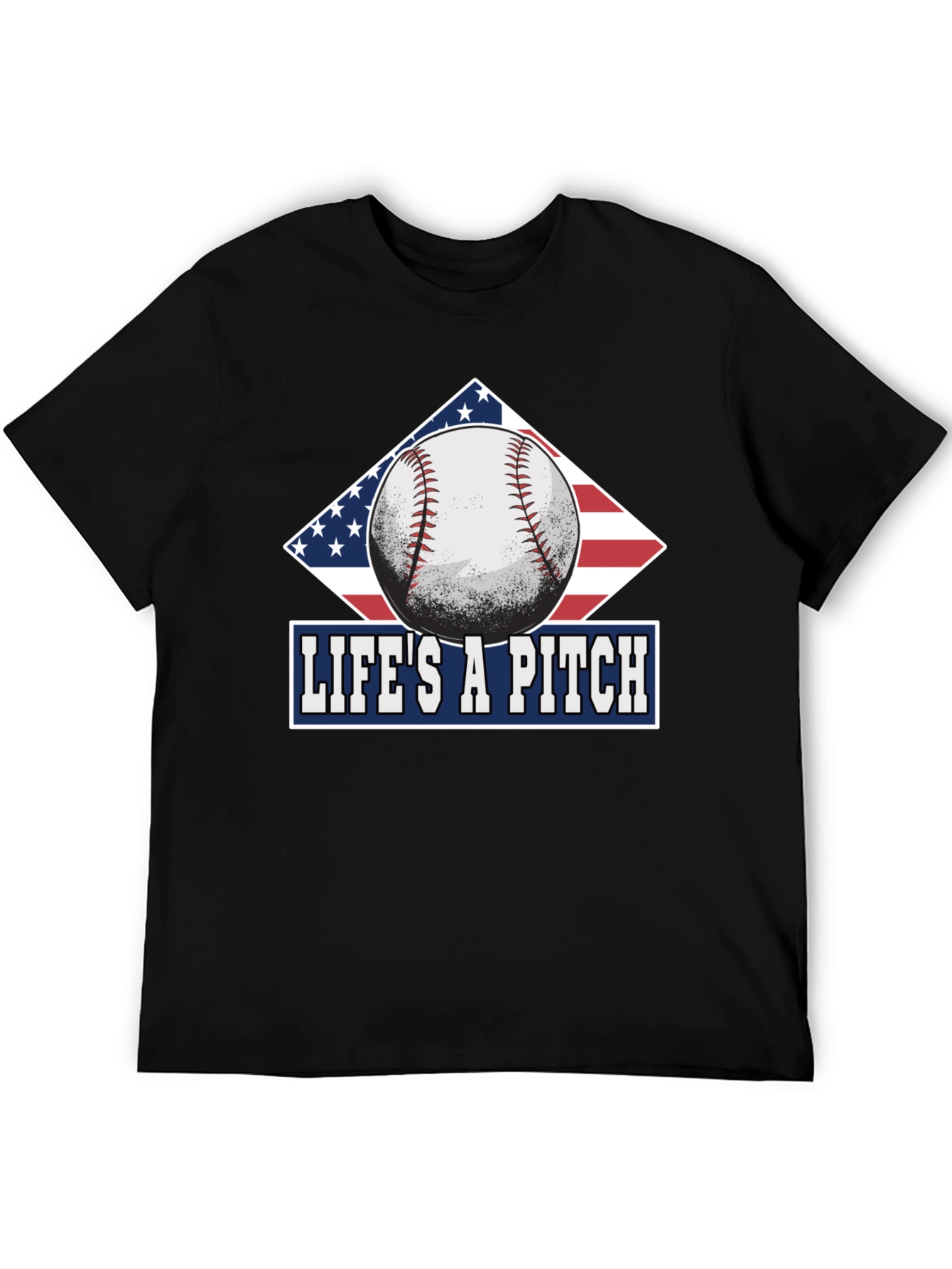 Lifes A Pitch Baseball T-Shirt