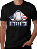 Lifes A Pitch Baseball T-Shirt