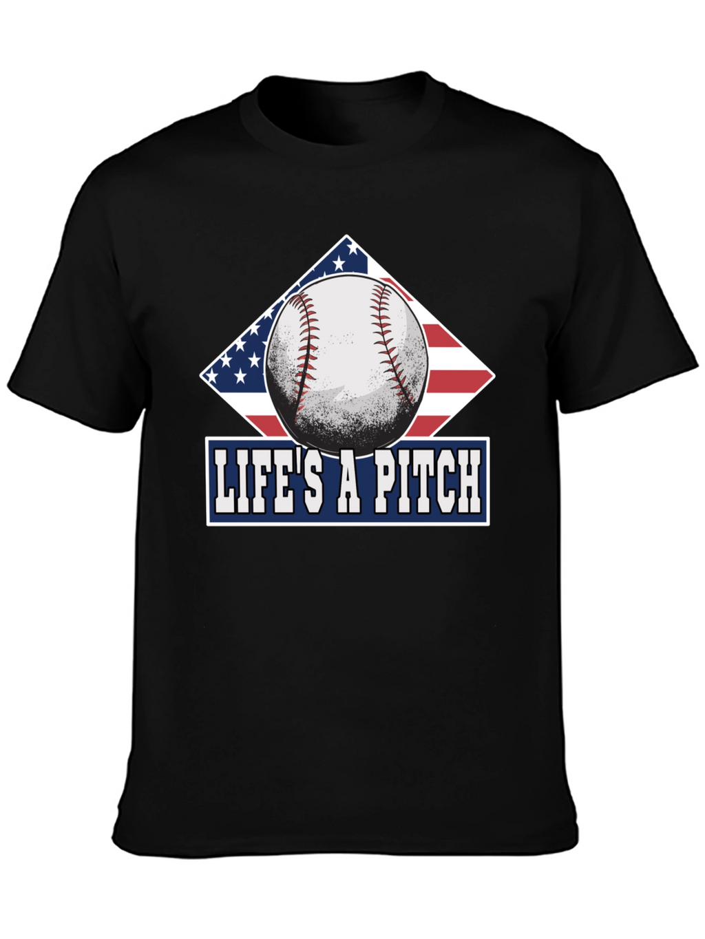 Lifes A Pitch Baseball T-Shirt