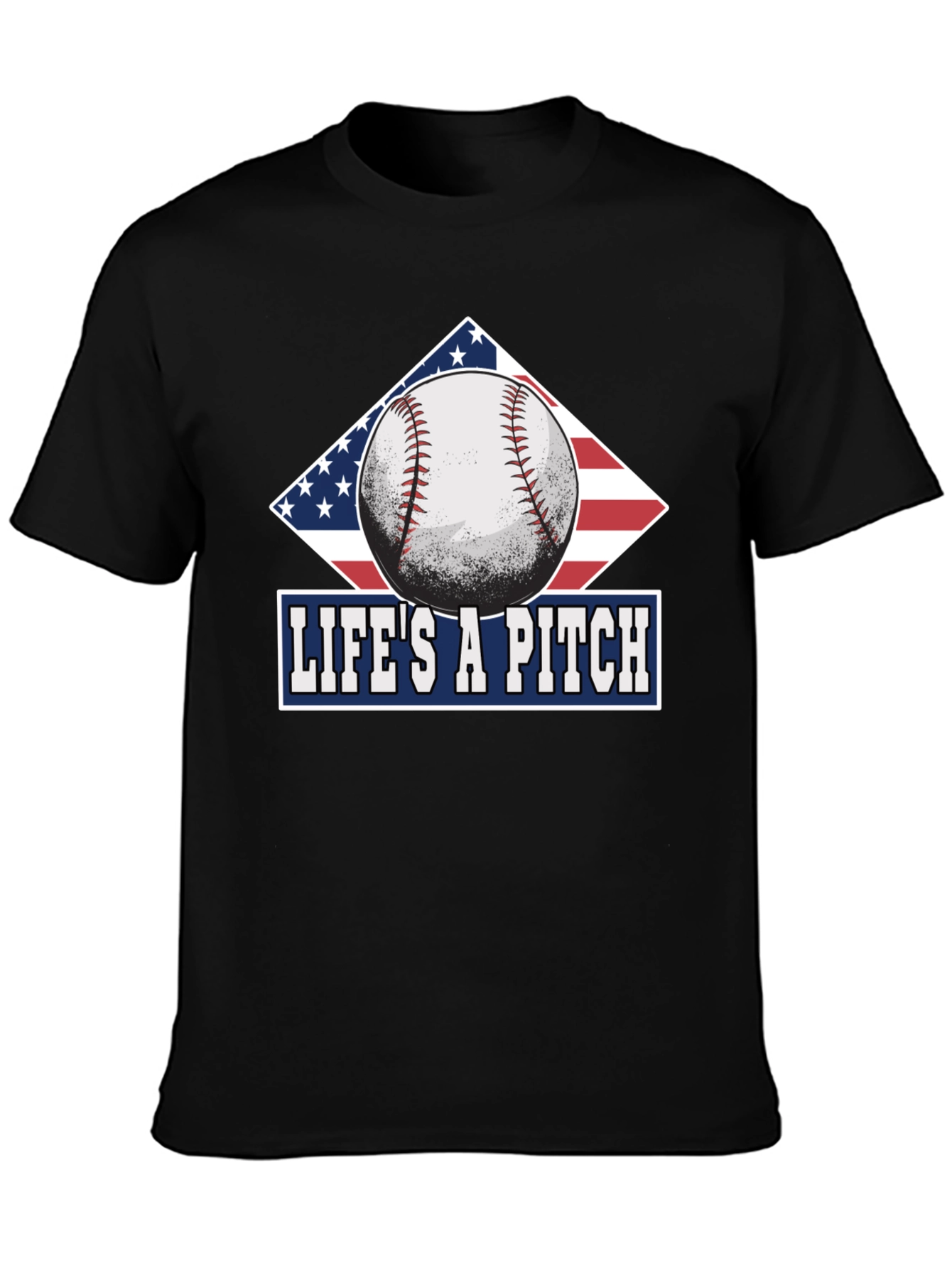 Lifes A Pitch Baseball T-Shirt