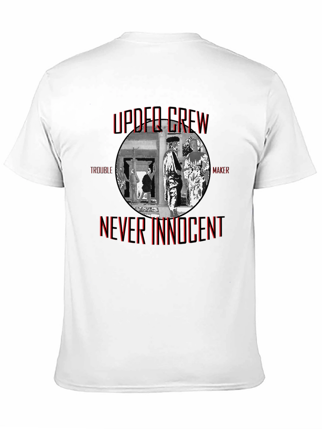 Upper Crew Never Innocent Black T-Shirt