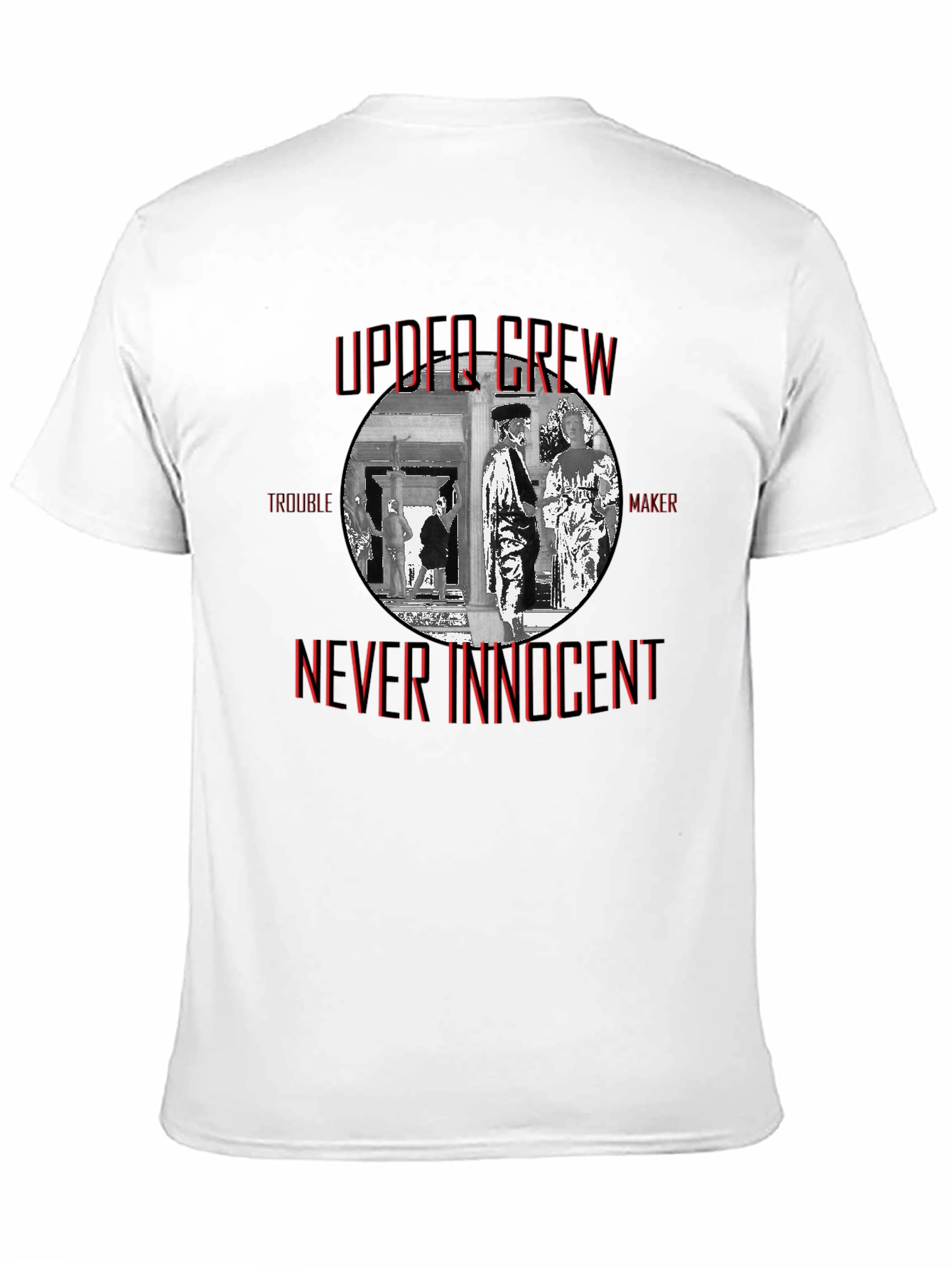 Upper Crew Never Innocent Black T-Shirt
