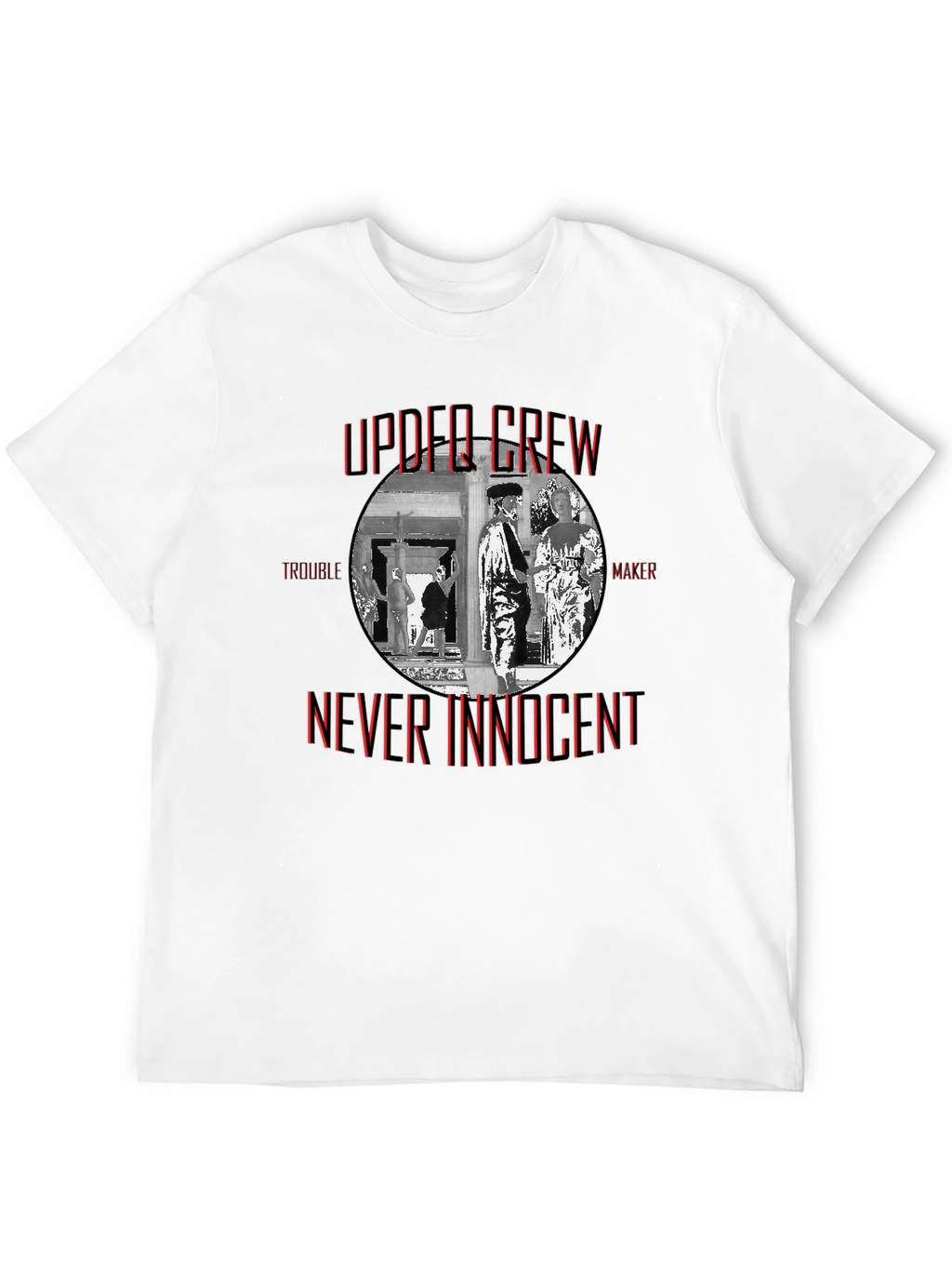Upper Crew Never Innocent Black T-Shirt