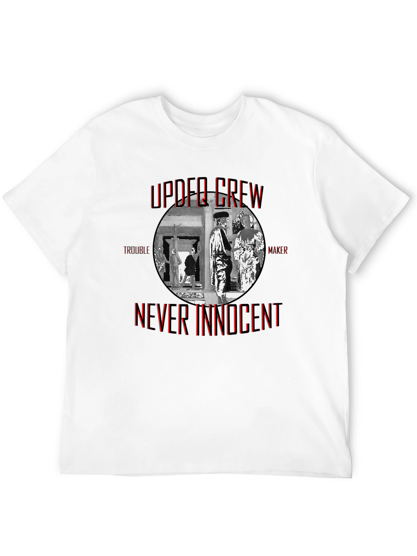 Upper Crew Never Innocent Black T-Shirt