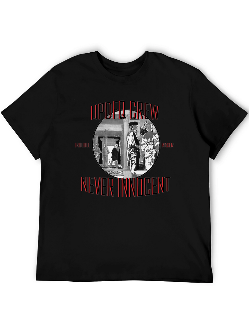 Upper Crew Never Innocent Black T-Shirt