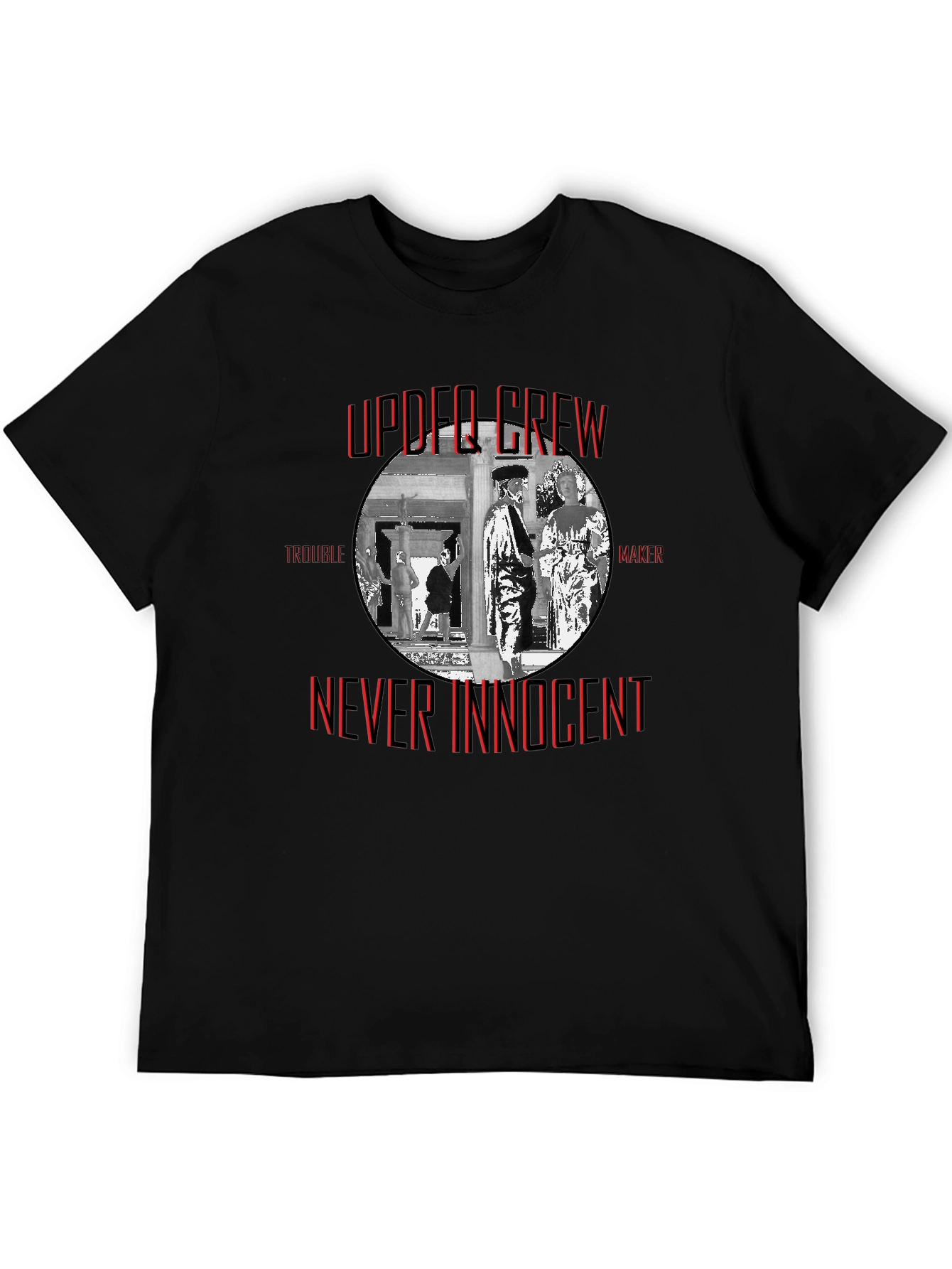 Upper Crew Never Innocent Black T-Shirt
