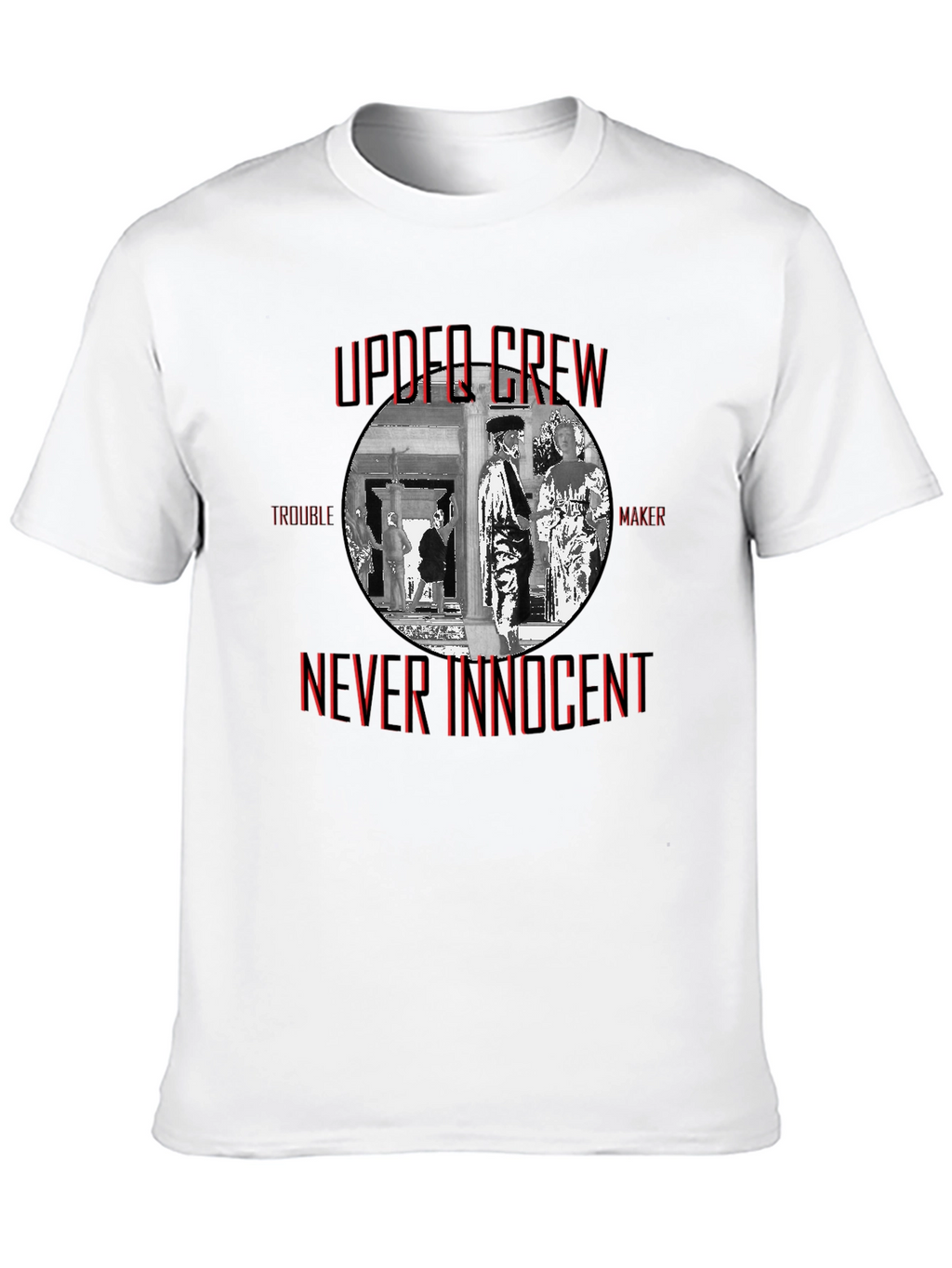 Upper Crew Never Innocent Black T-Shirt