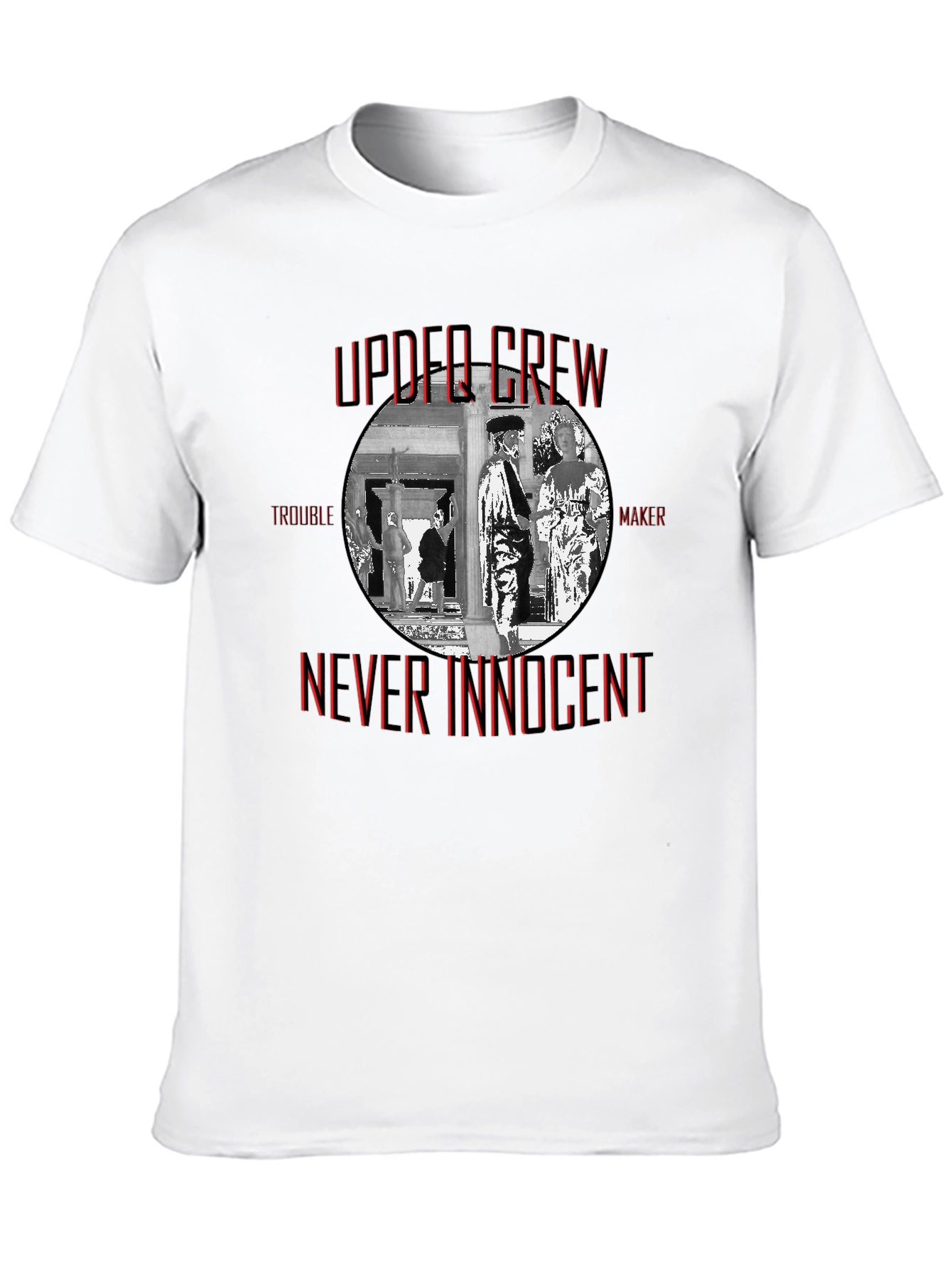 Upper Crew Never Innocent Black T-Shirt