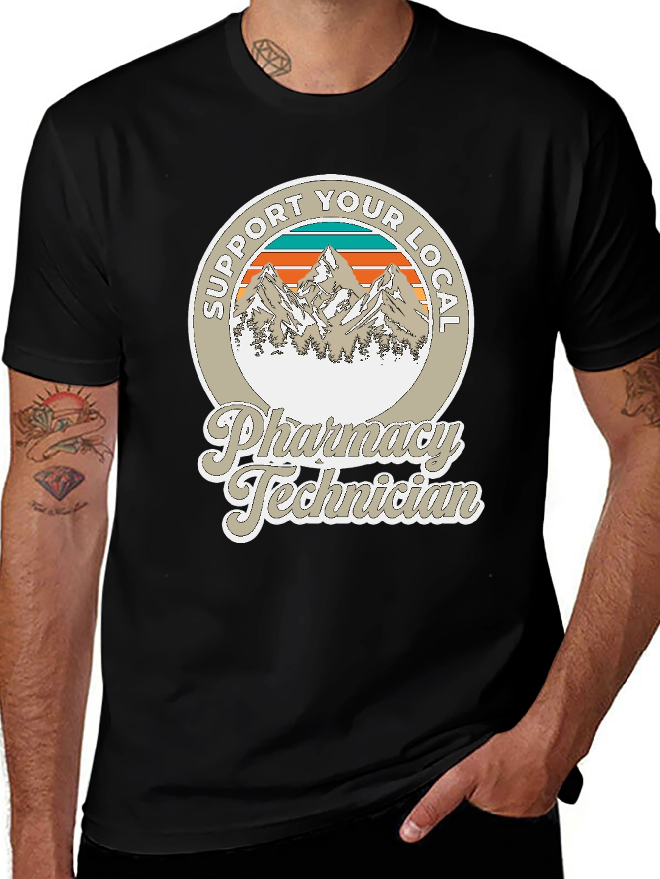 Support Your Local Pharmacy Technician T-Shirt