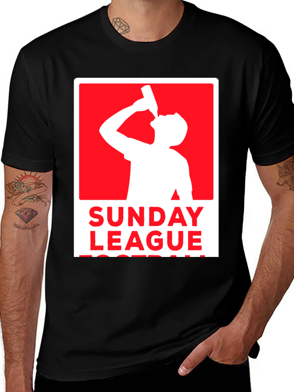 Sunday League Football T-Shirt - Novelty Drinking Design