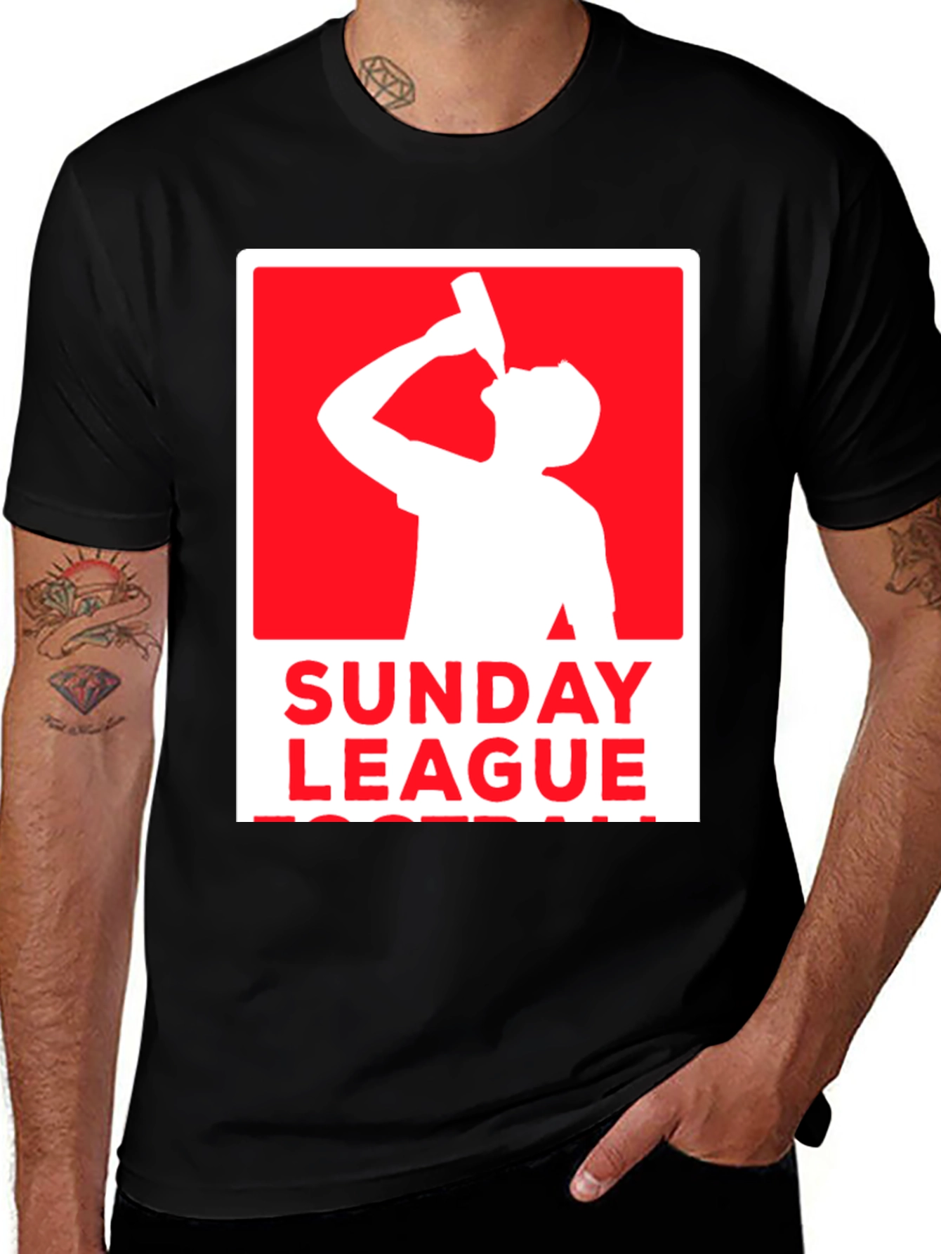 Sunday League Football T-Shirt - Novelty Drinking Design