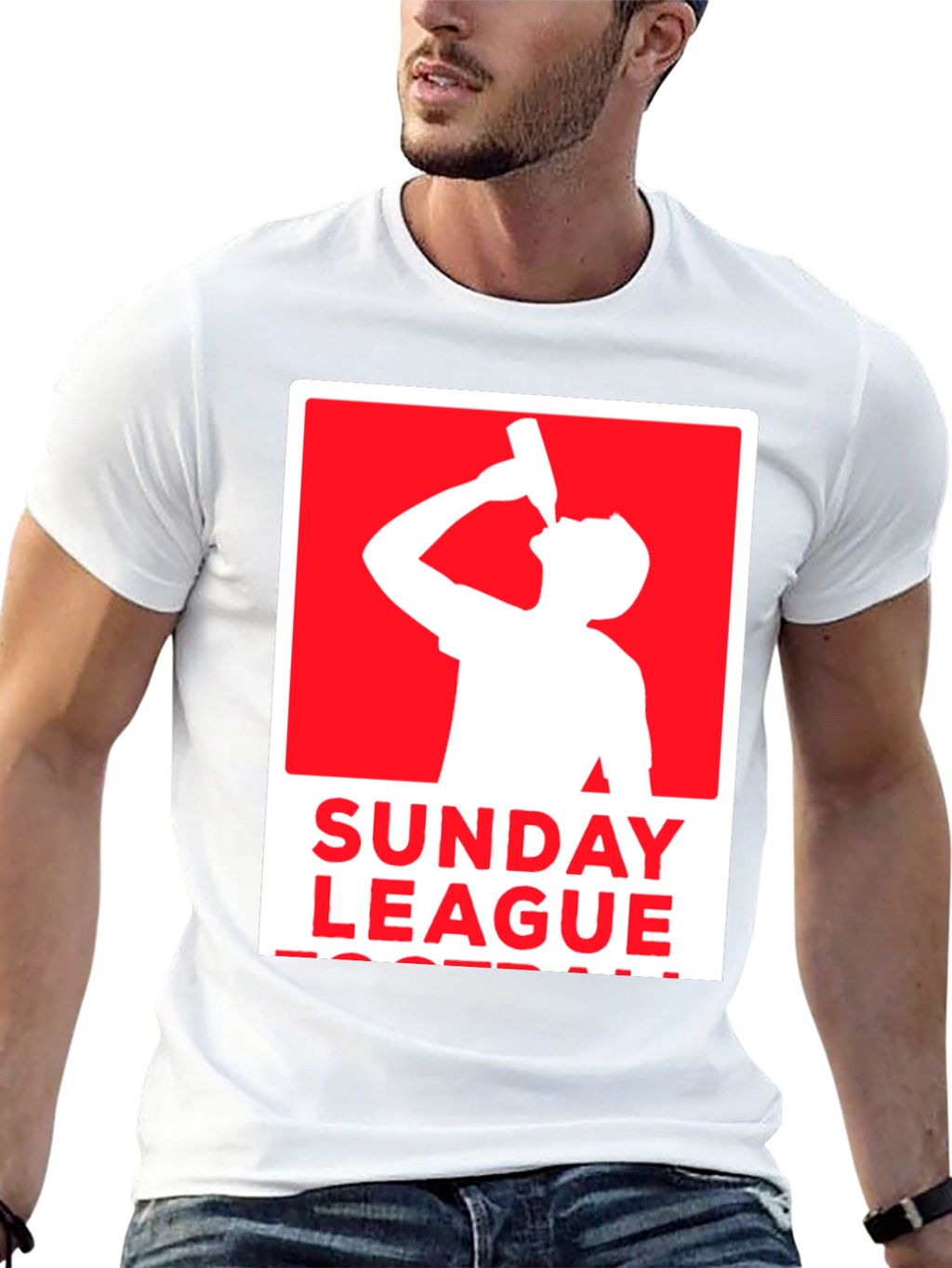 Sunday League Football T-Shirt - Novelty Drinking Design