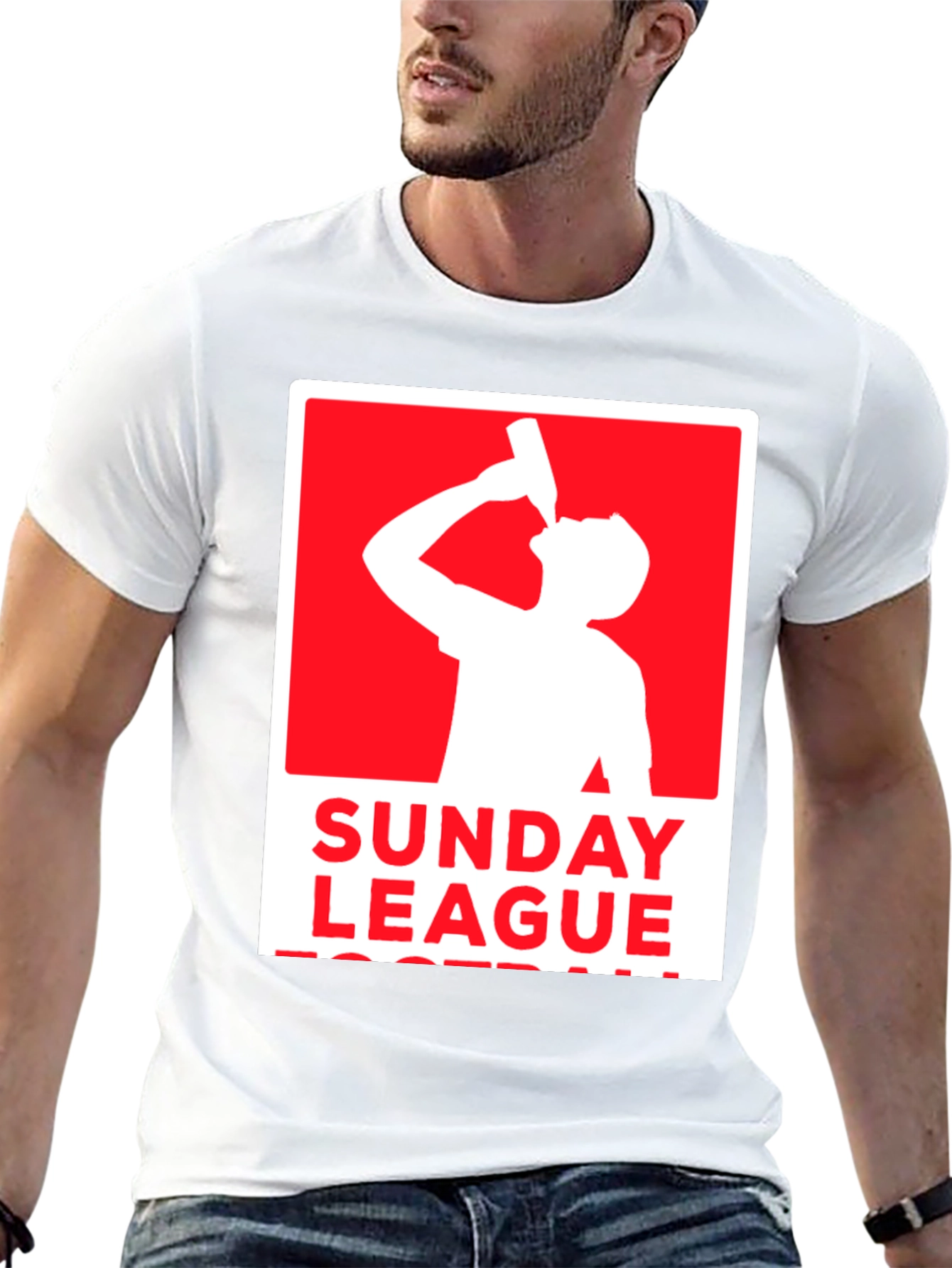 Sunday League Football T-Shirt - Novelty Drinking Design