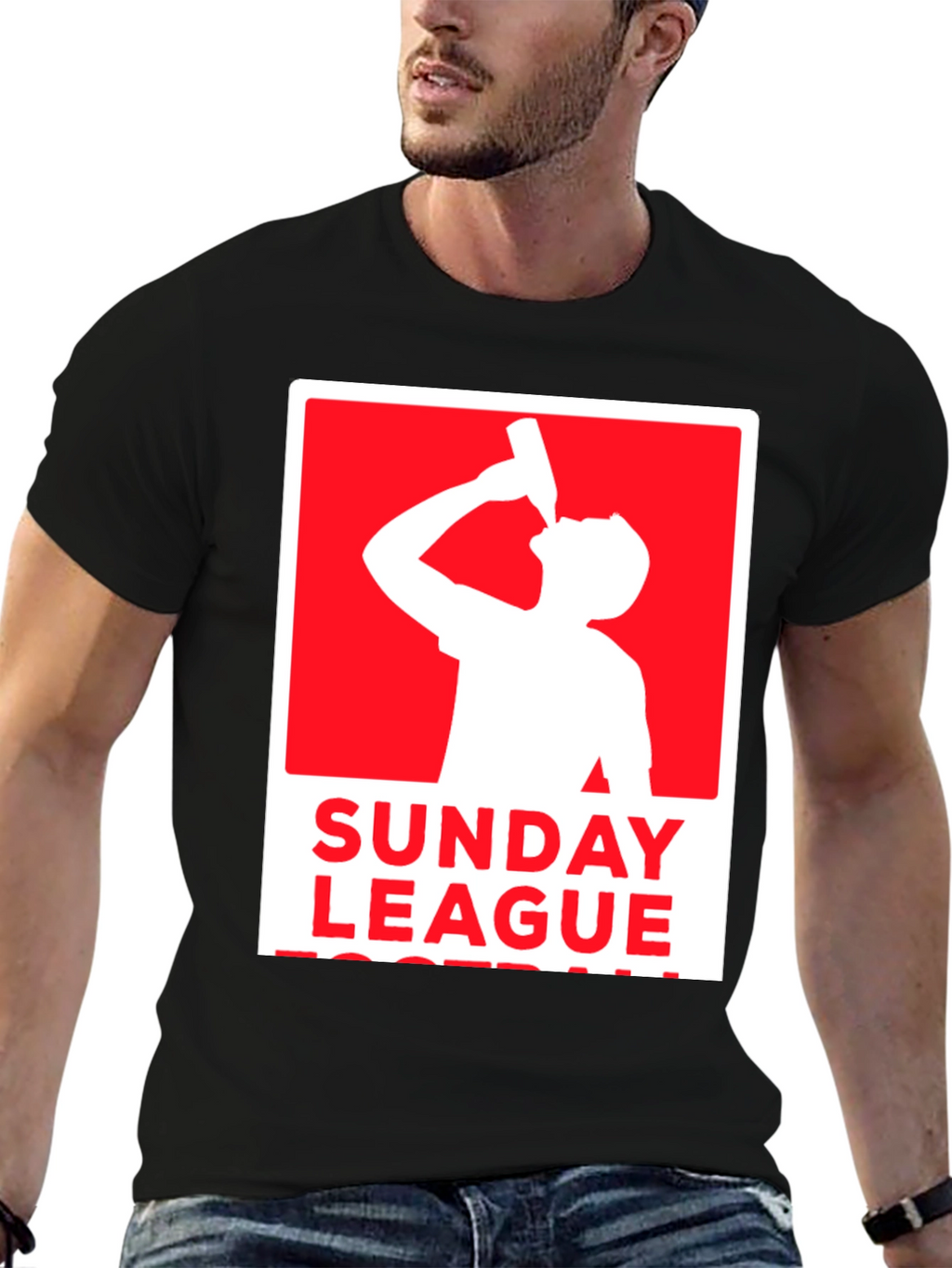 Sunday League Football T-Shirt - Novelty Drinking Design