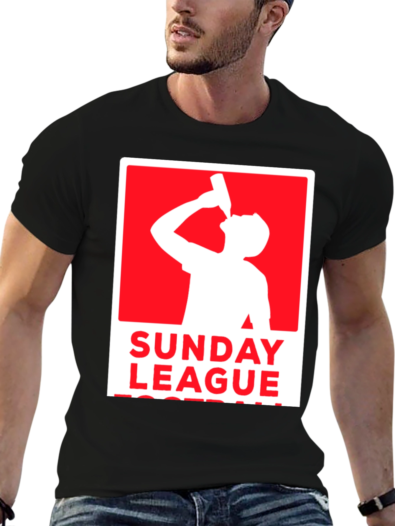 Sunday League Football T-Shirt - Novelty Drinking Design